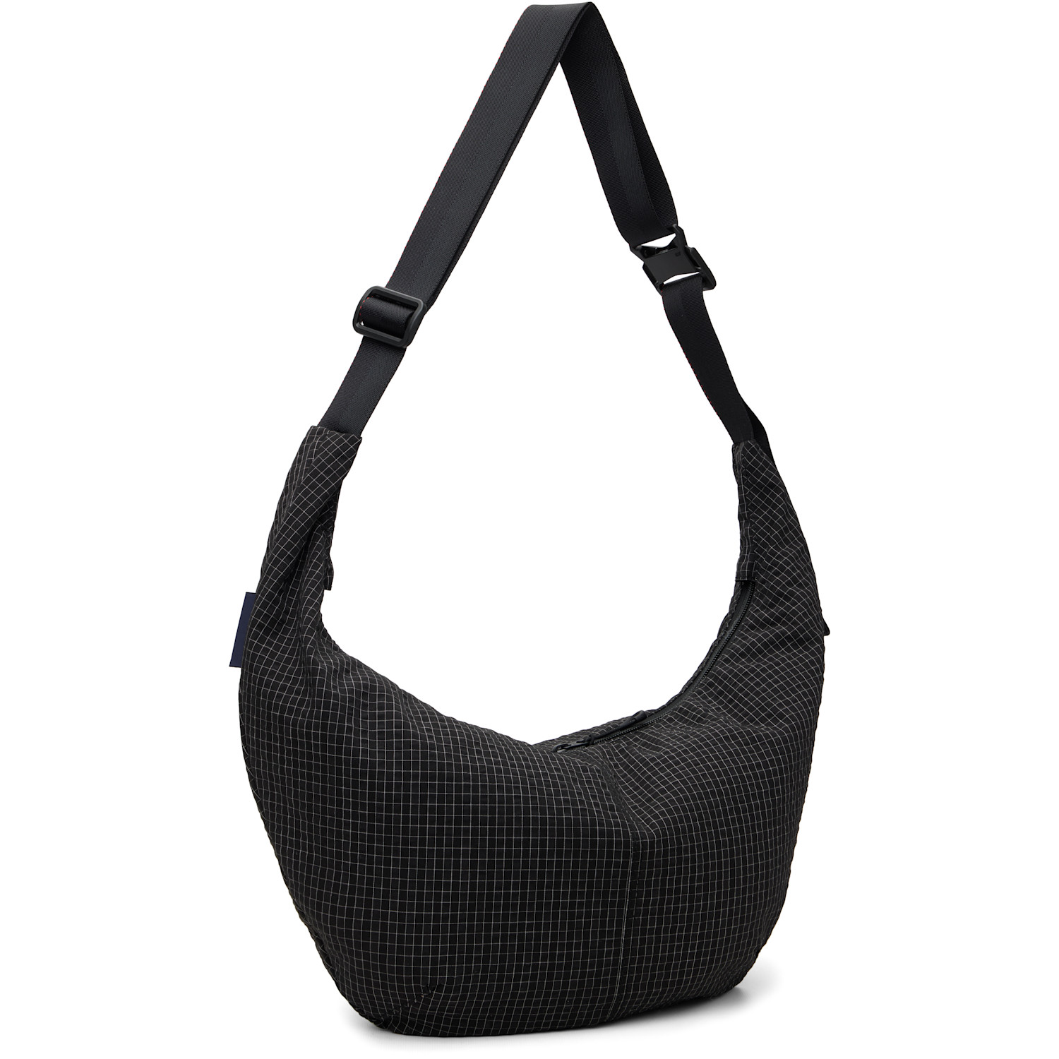  Comme Des Garçons Homme Black Grid Check Pattern Bag 