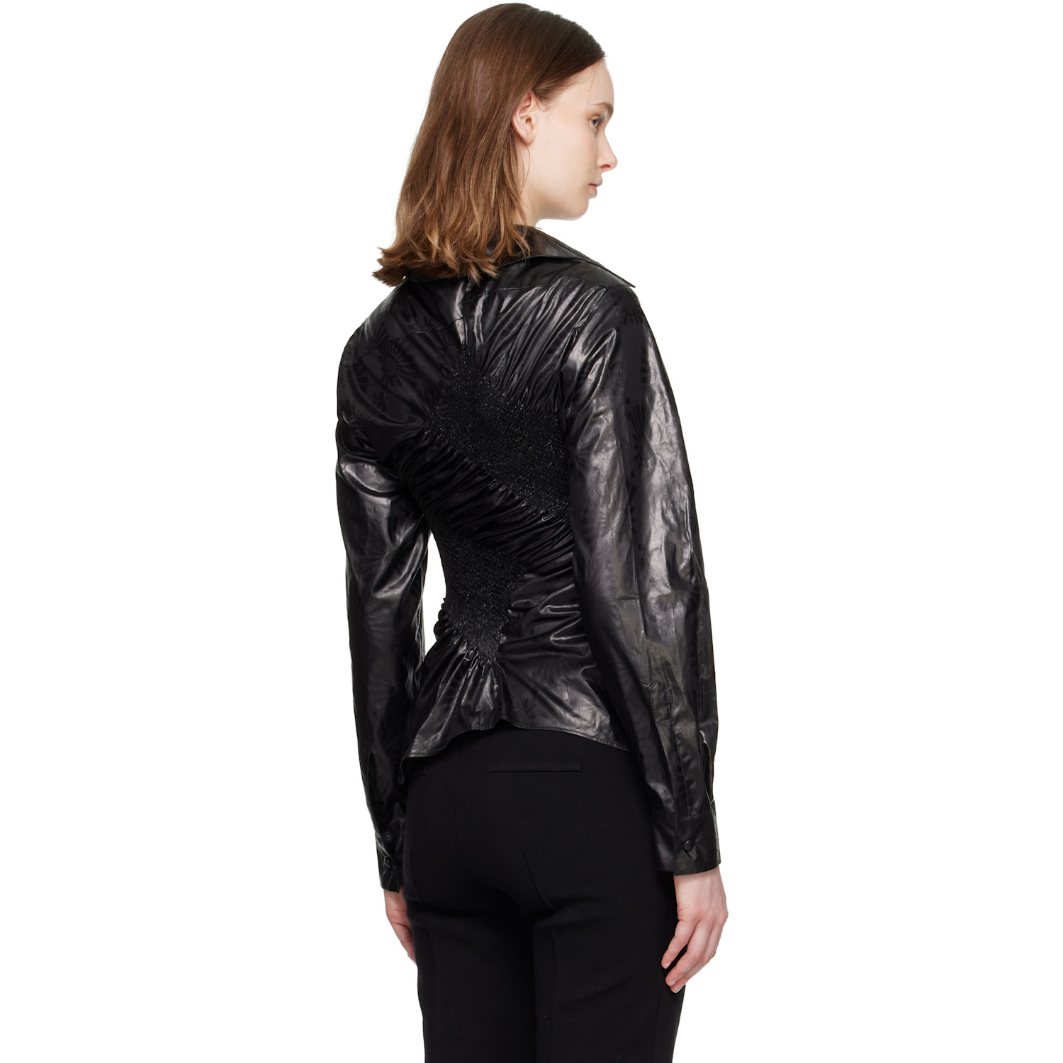  Super Yaya Black Twist Shirt 