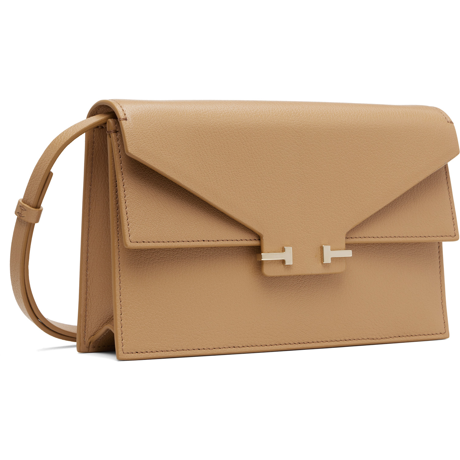  Tom Ford Beige Supple Grain Leather Aube Mini Bag 