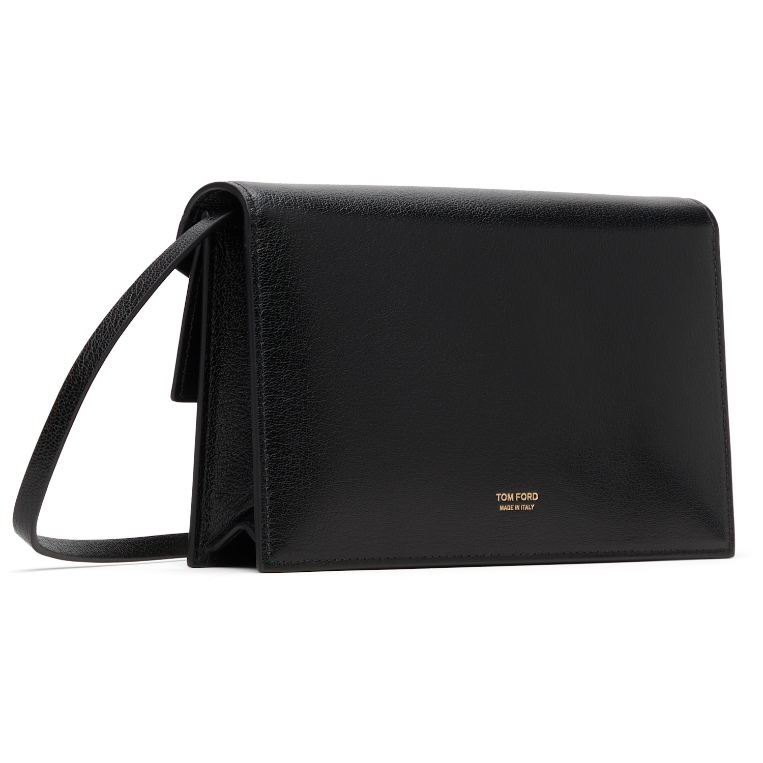  Tom Ford Black Supple Leather Aube Mini Bag 