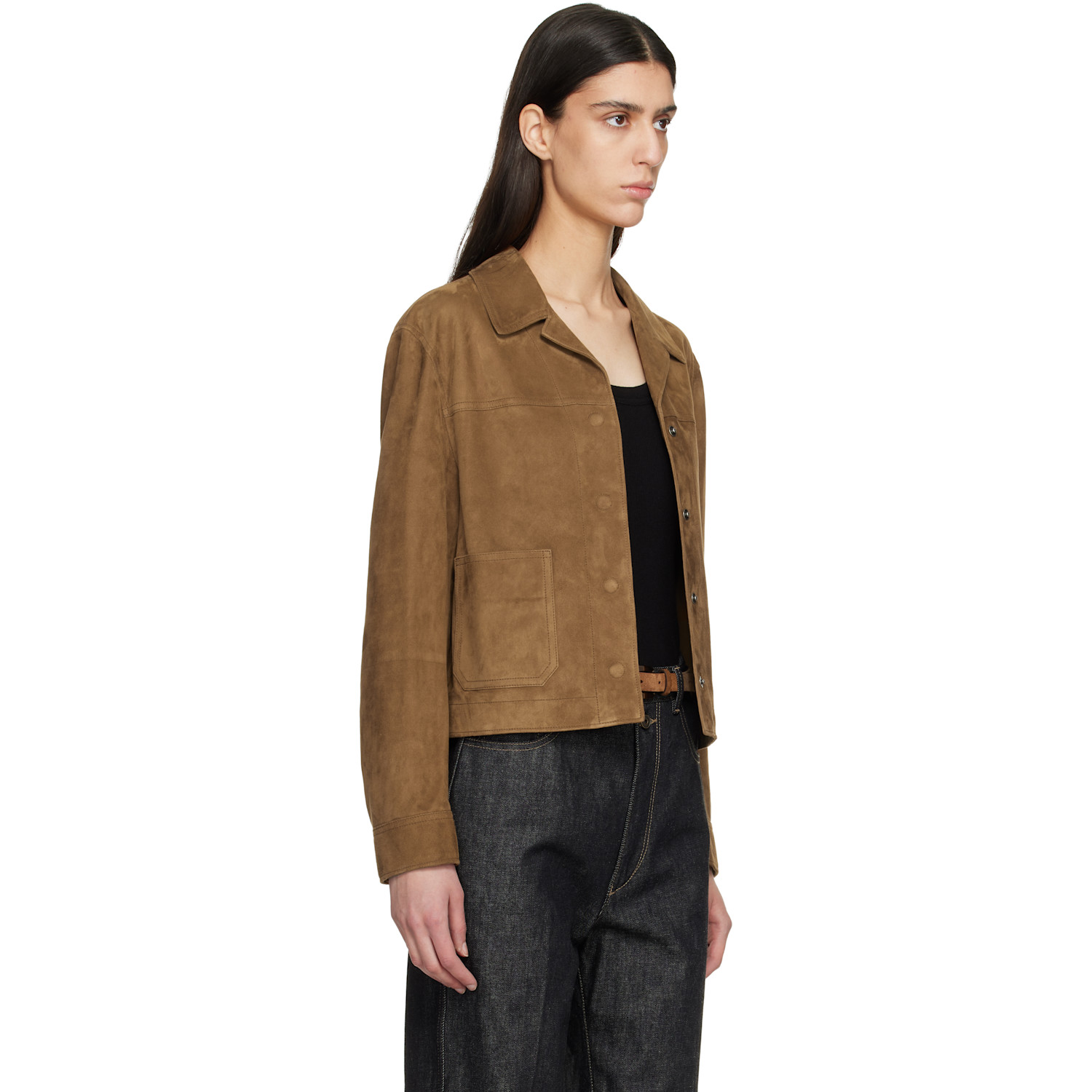  Tom Ford Tan Soft Lamb Suede Jacket 