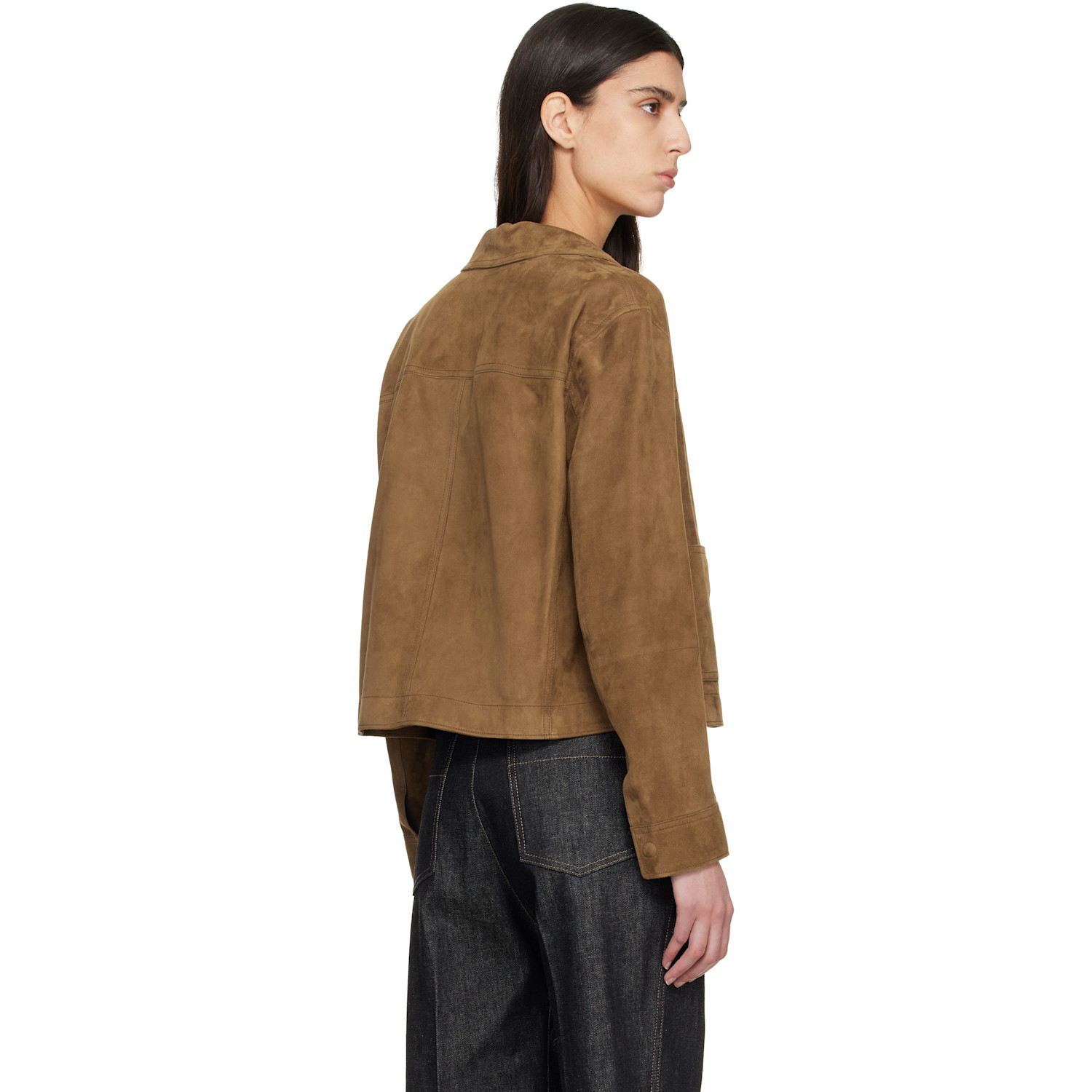  Tom Ford Tan Soft Lamb Suede Jacket 
