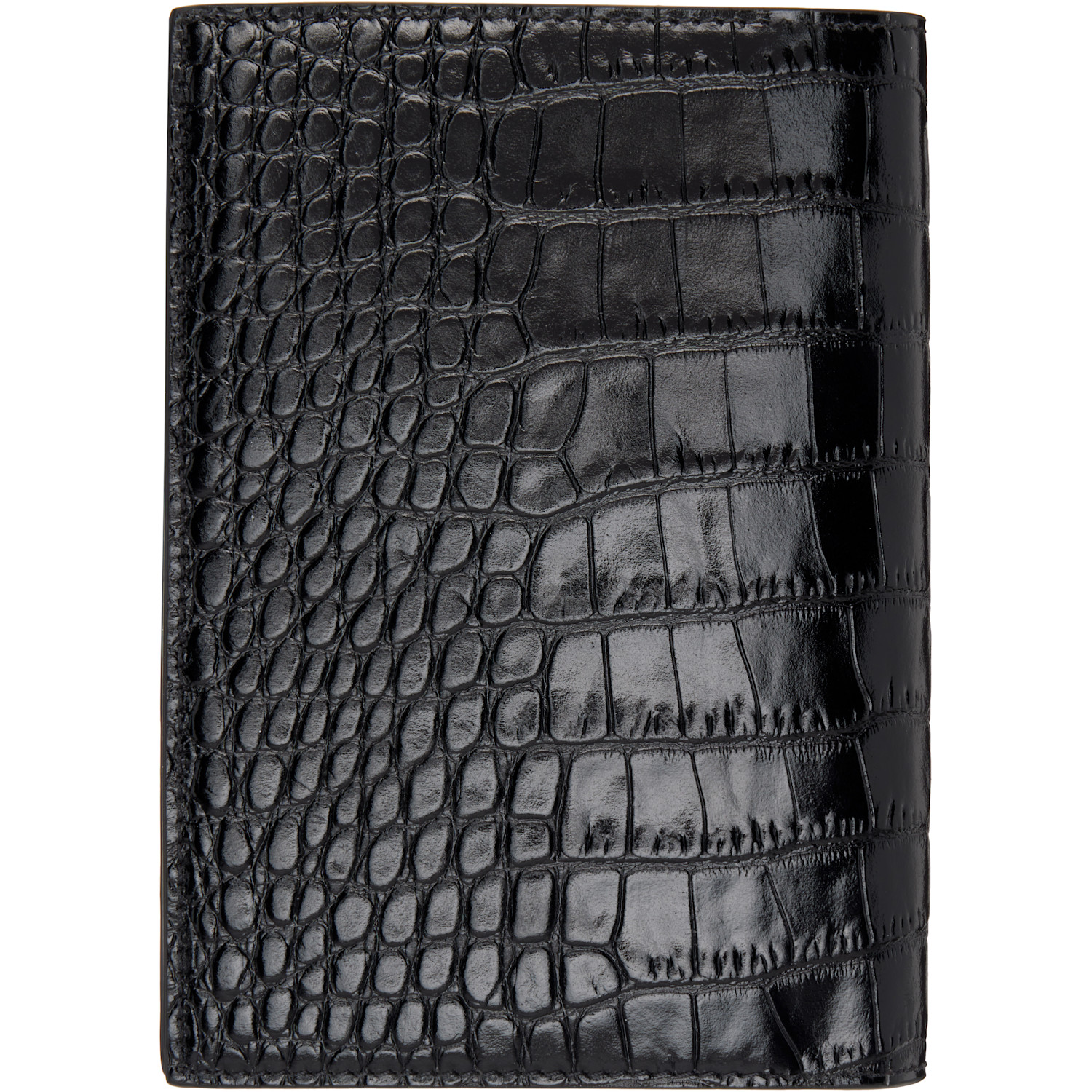  Tom Ford Black Exotic Line Card & Passport Holder 