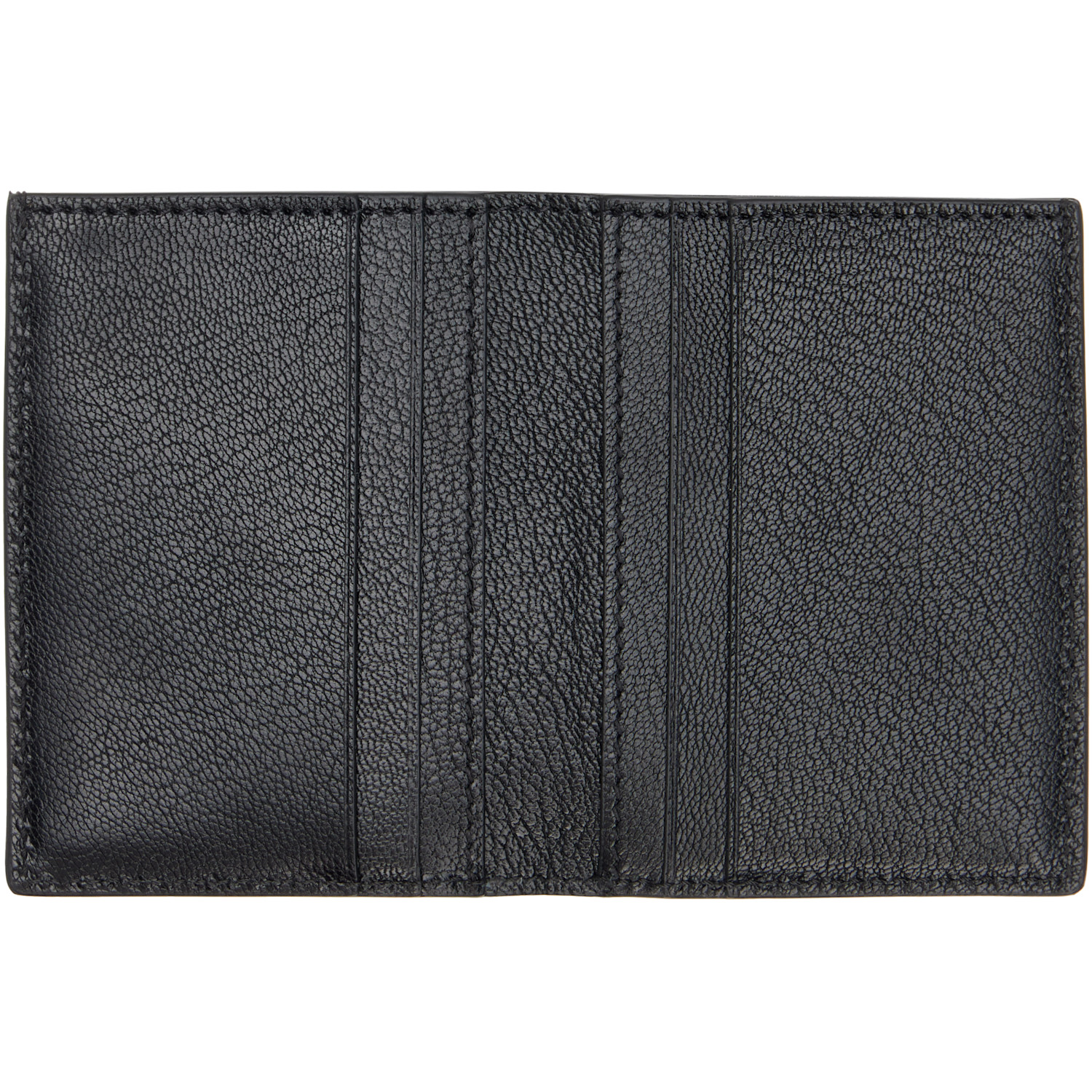  Tom Ford Black Elongated T Line Folding Card Holder 