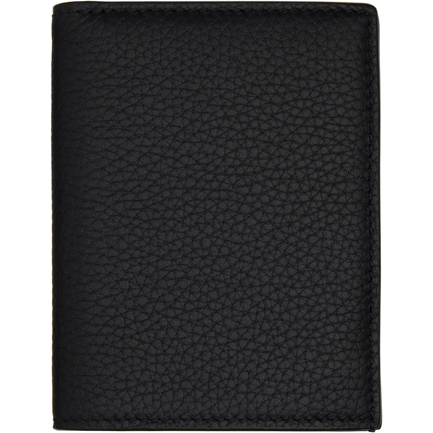  Tom Ford Black Soft Grain Leather T Line Card Holder 