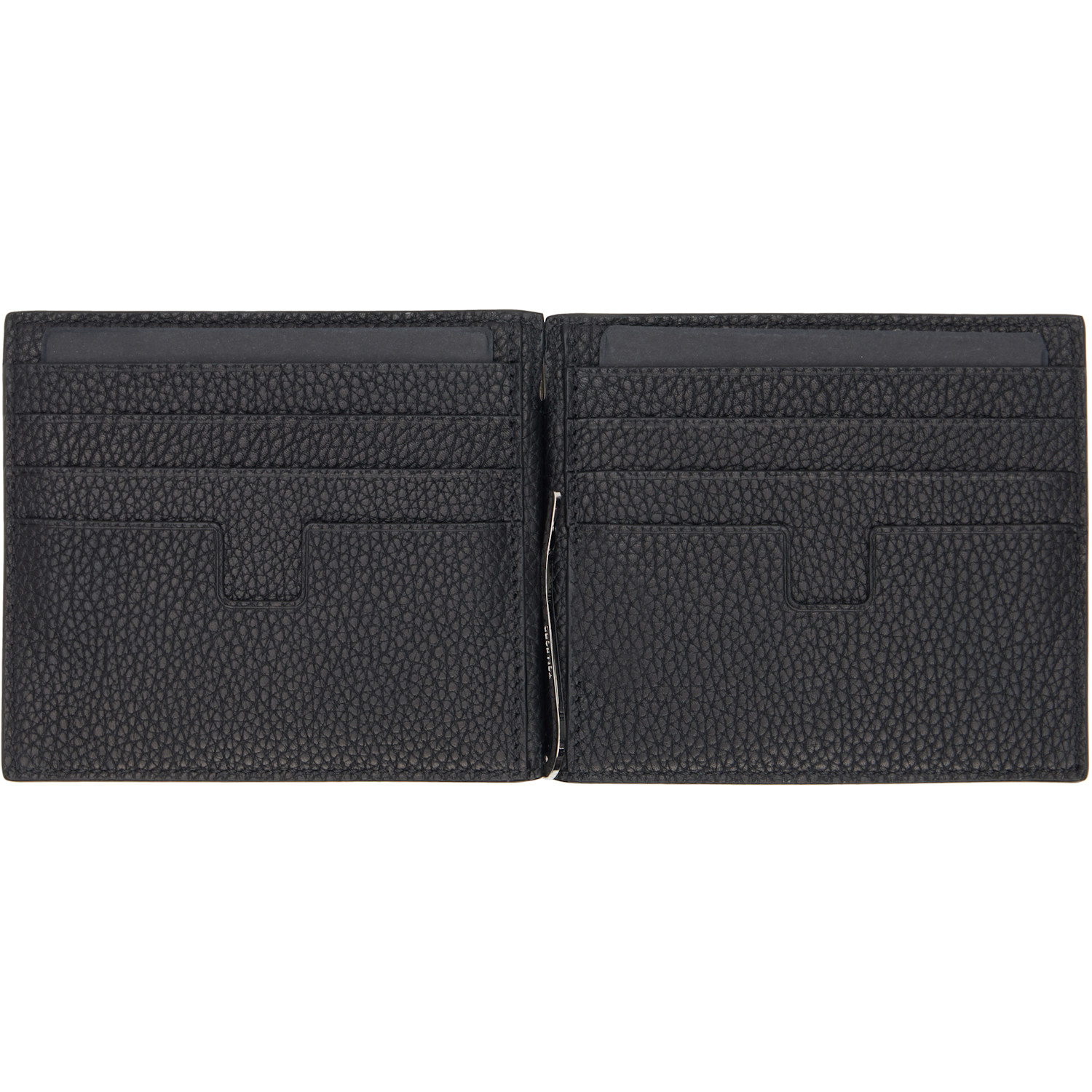  Tom Ford Black T Line Money Clip Wallet 