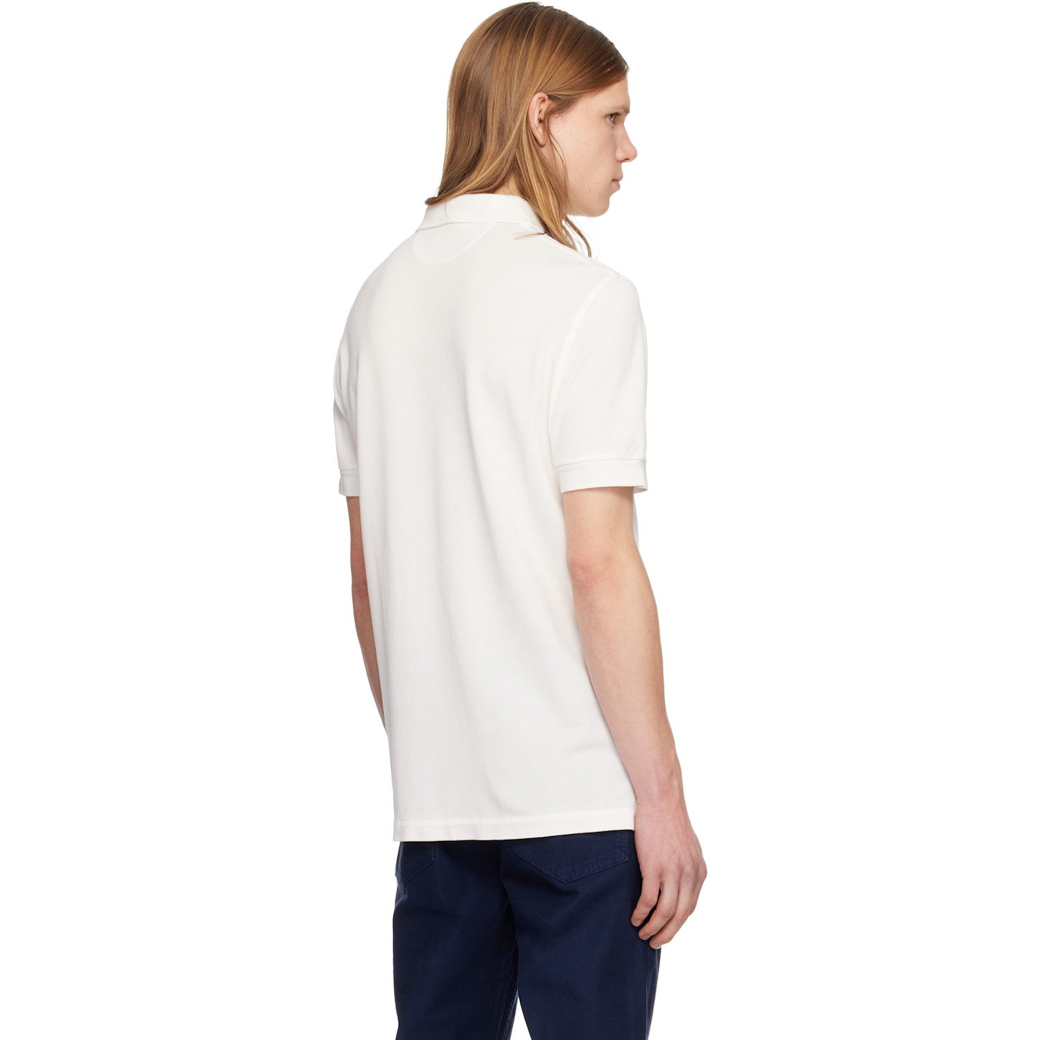  Tom Ford Off-white Piquet Polo 