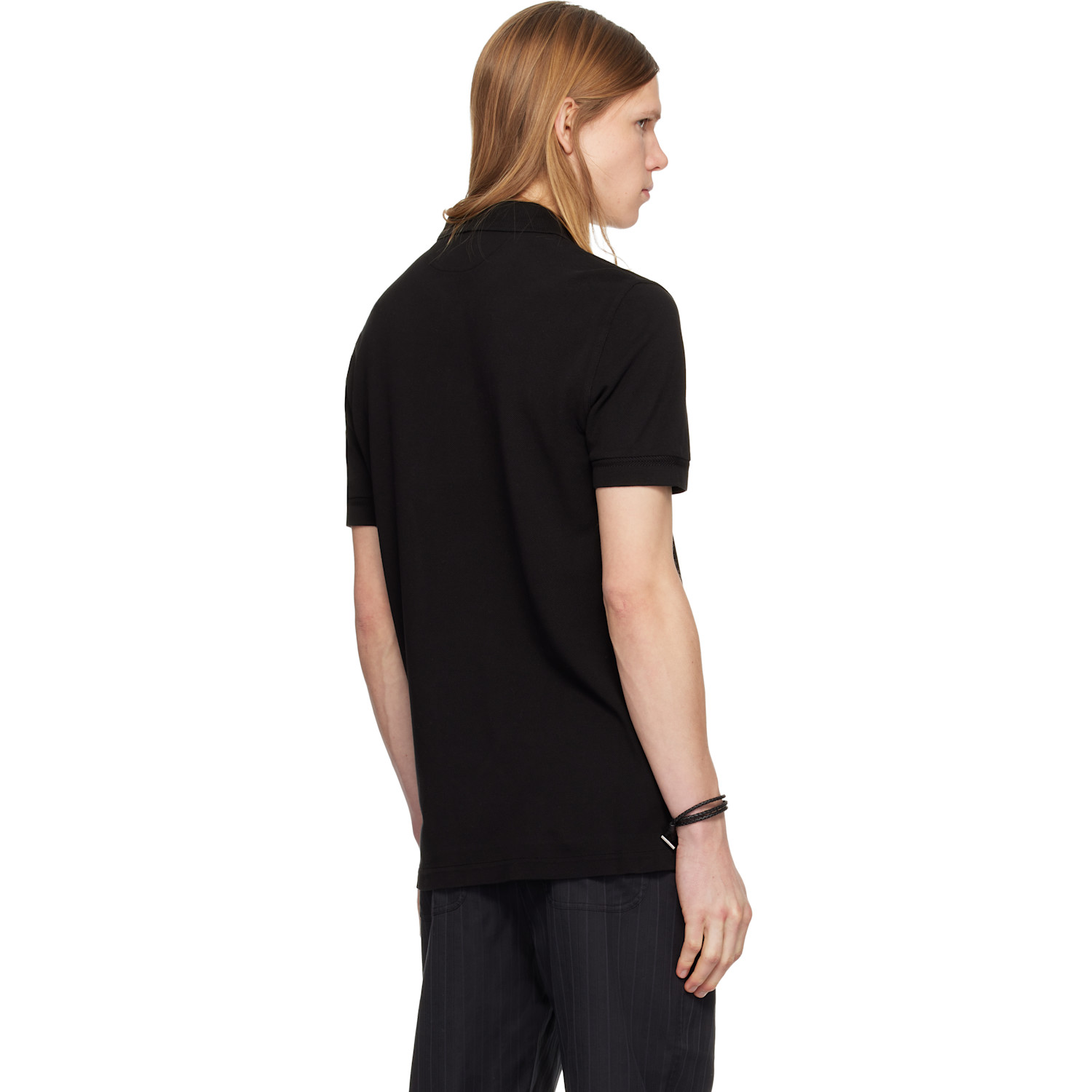  Tom Ford Black Piquet Polo 