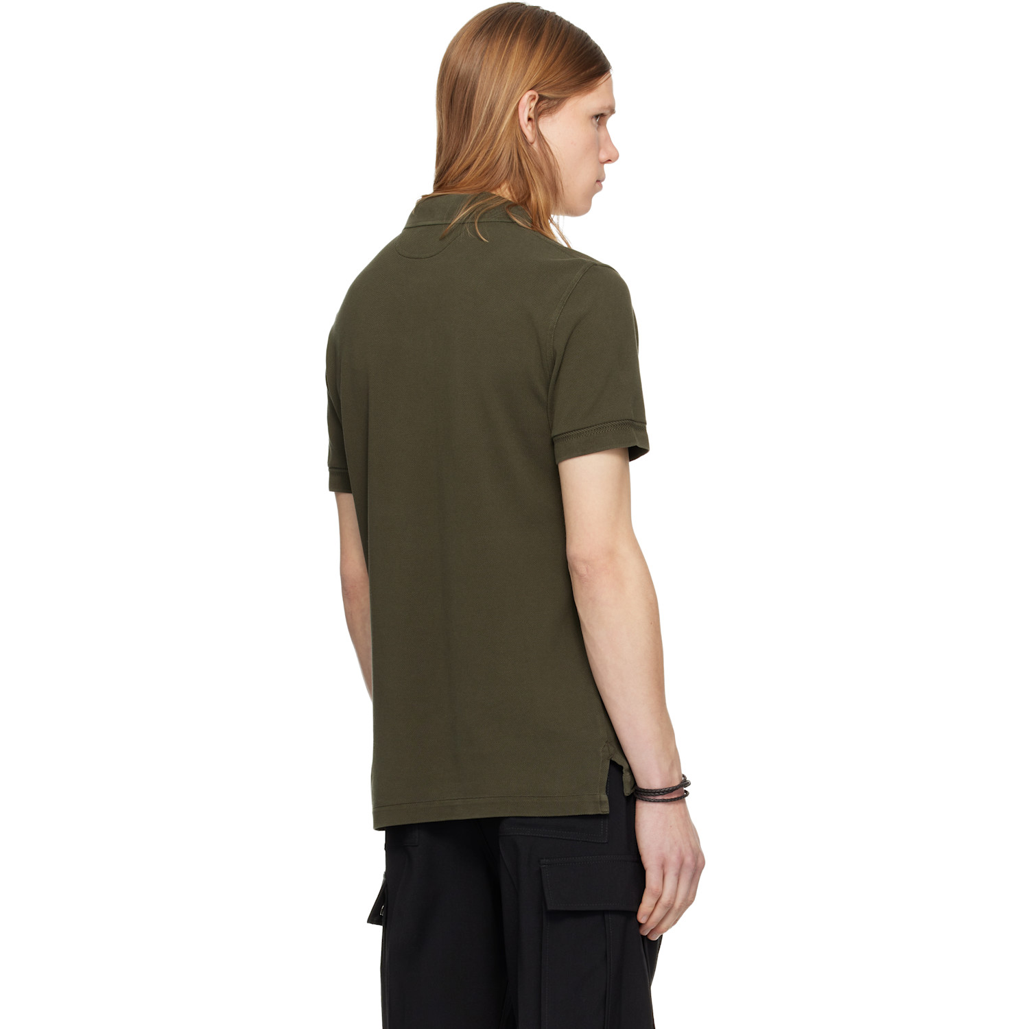  Tom Ford Khaki Piquet Polo 