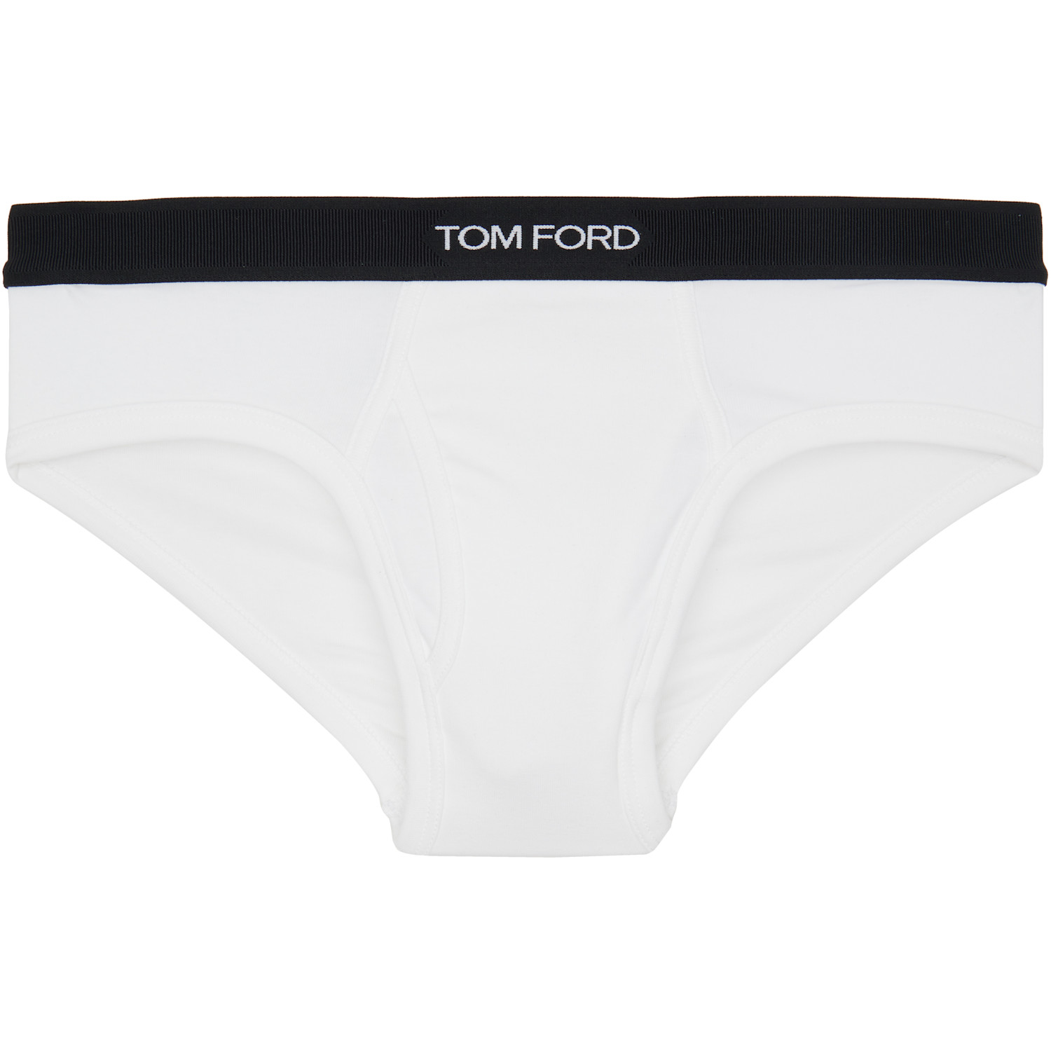  Tom Ford Two-pack Black & White Cotton Briefs 