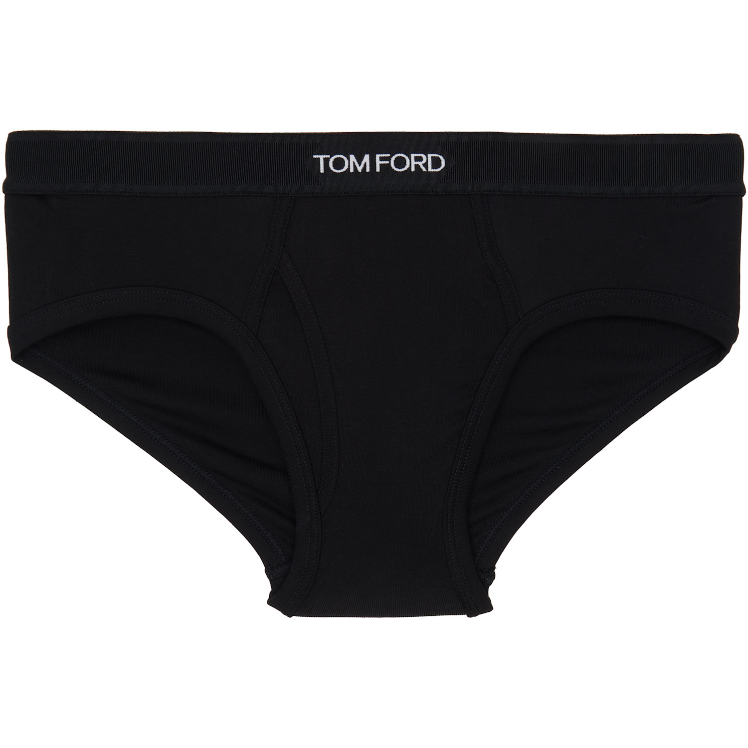  Tom Ford Two-pack Black Cotton Briefs 