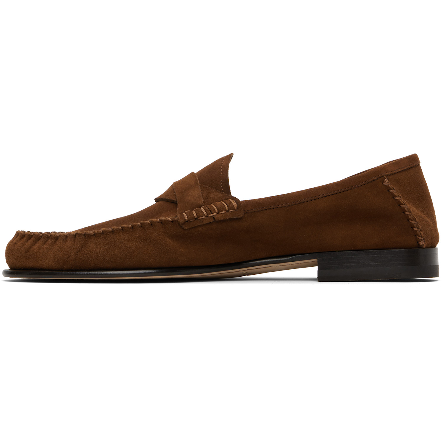  Tom Ford Brown Suede Twisted Band Ripley Loafers 