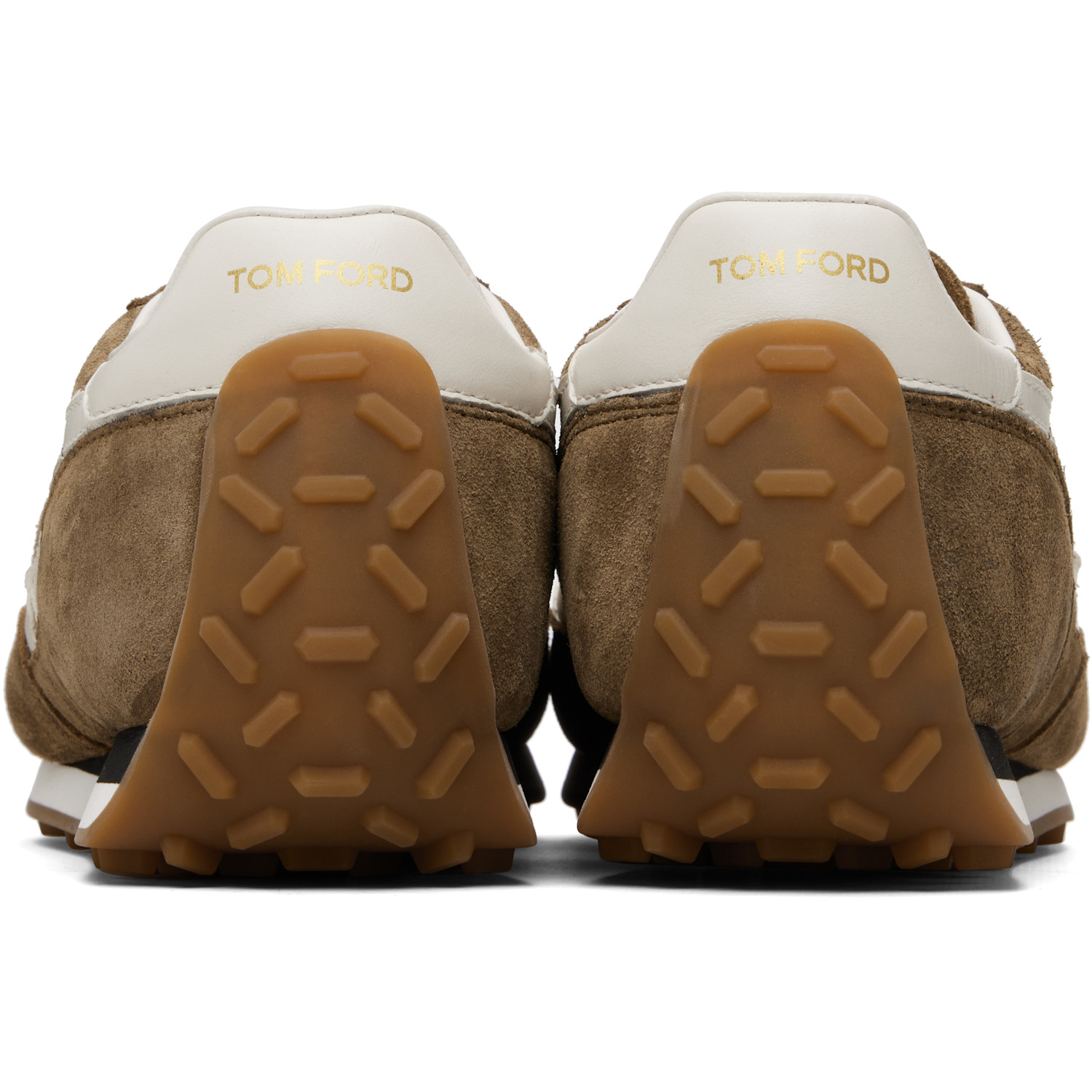  Tom Ford Brown Suede Mick Sneakers 