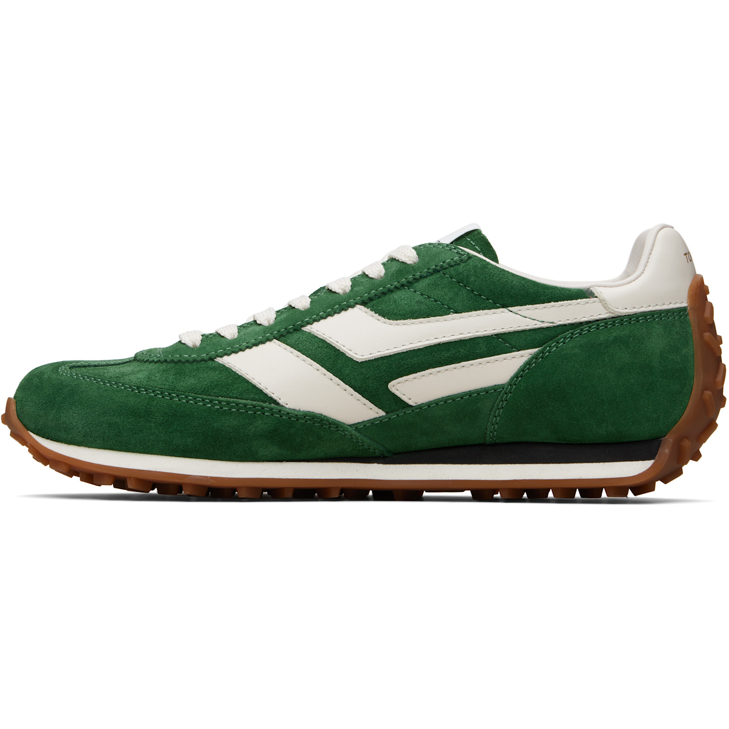  Tom Ford Green Suede Mick Sneakers 