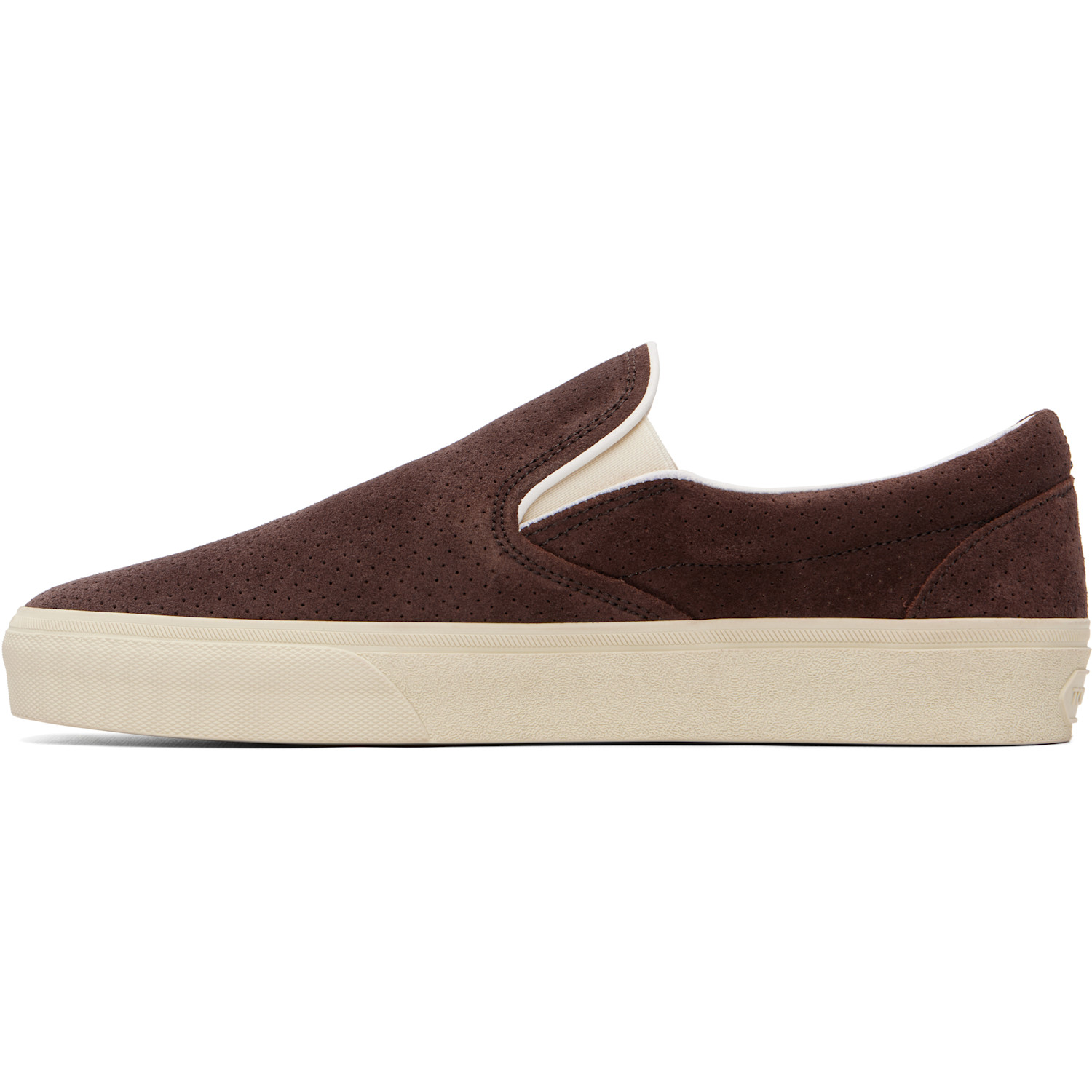  Tom Ford Brown Perforated Suede Jude Slip On Sneakers 