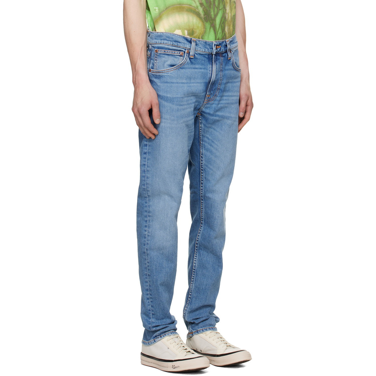  Nudie Jeans Blue Lean Dean Jeans 