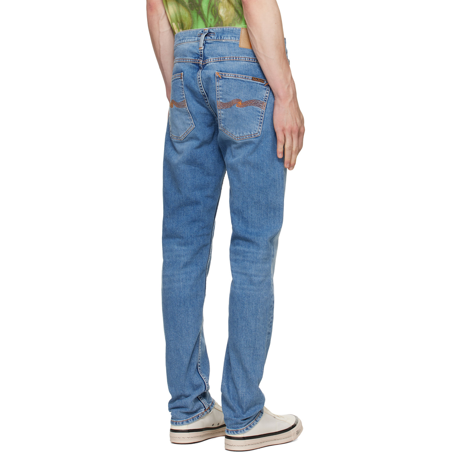  Nudie Jeans Blue Lean Dean Jeans 