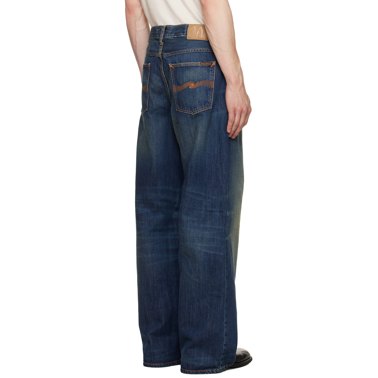 Nudie Jeans Navy Loud Larry Jeans 