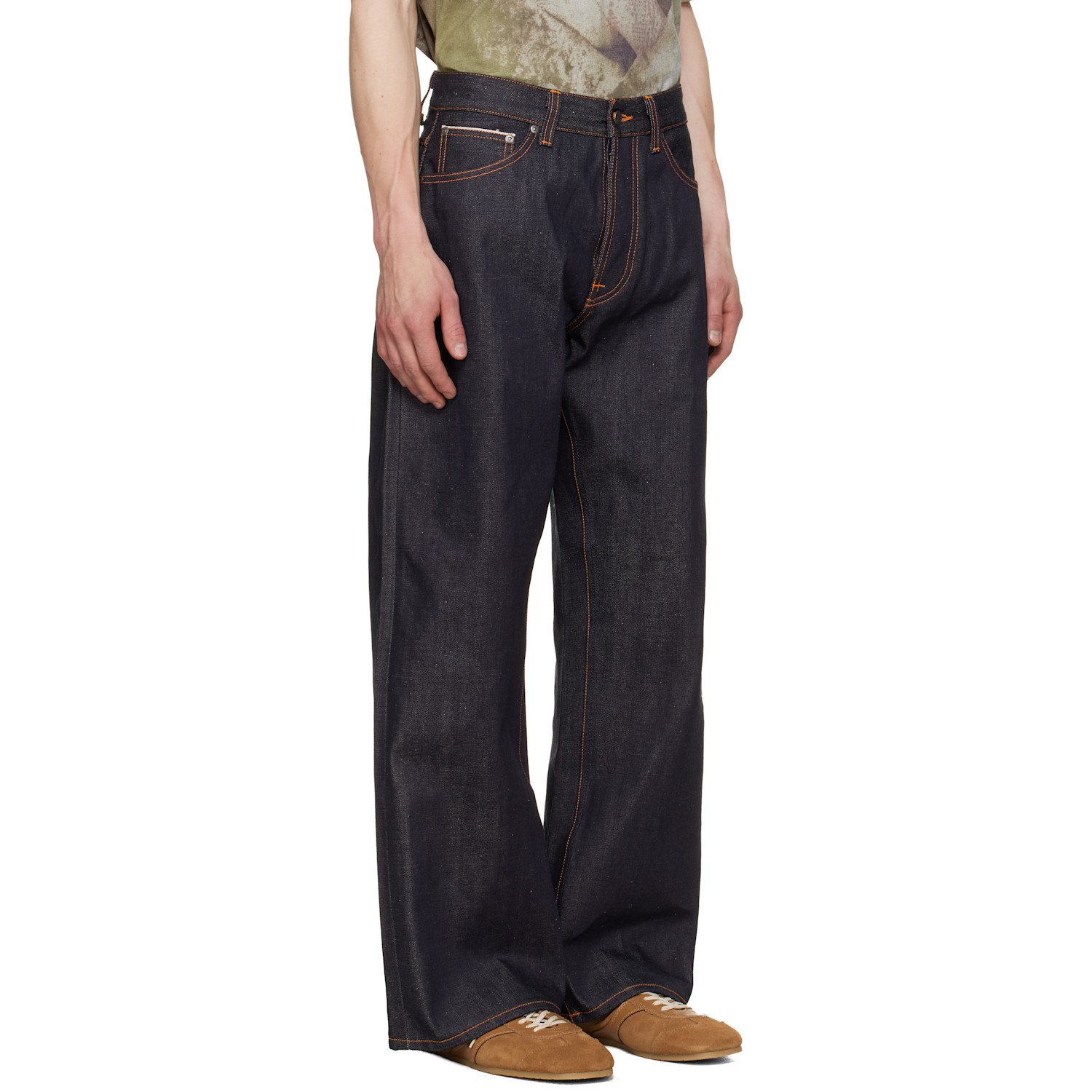  Nudie Jeans Navy Loud Larry Jeans 