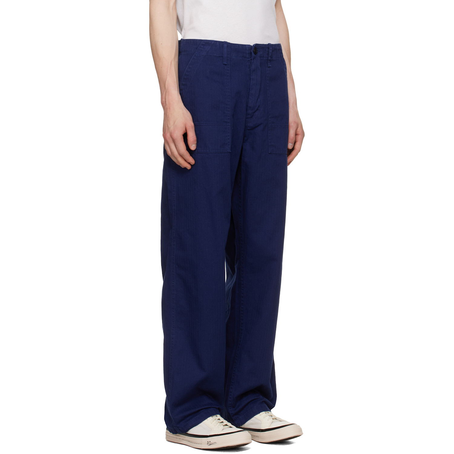 Nudie Jeans Navy Tuff Tony Trousers 