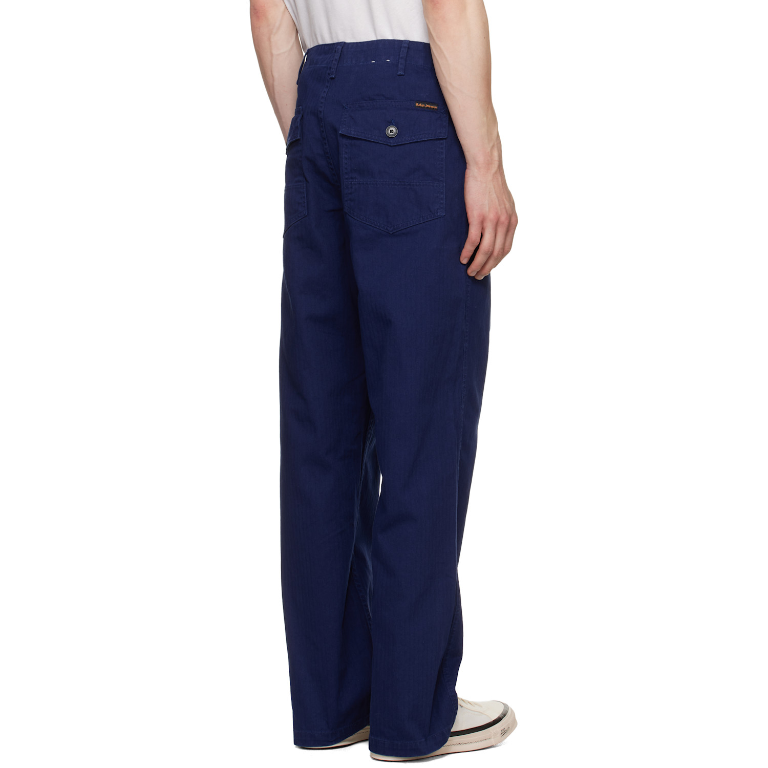 Nudie Jeans Navy Tuff Tony Trousers 