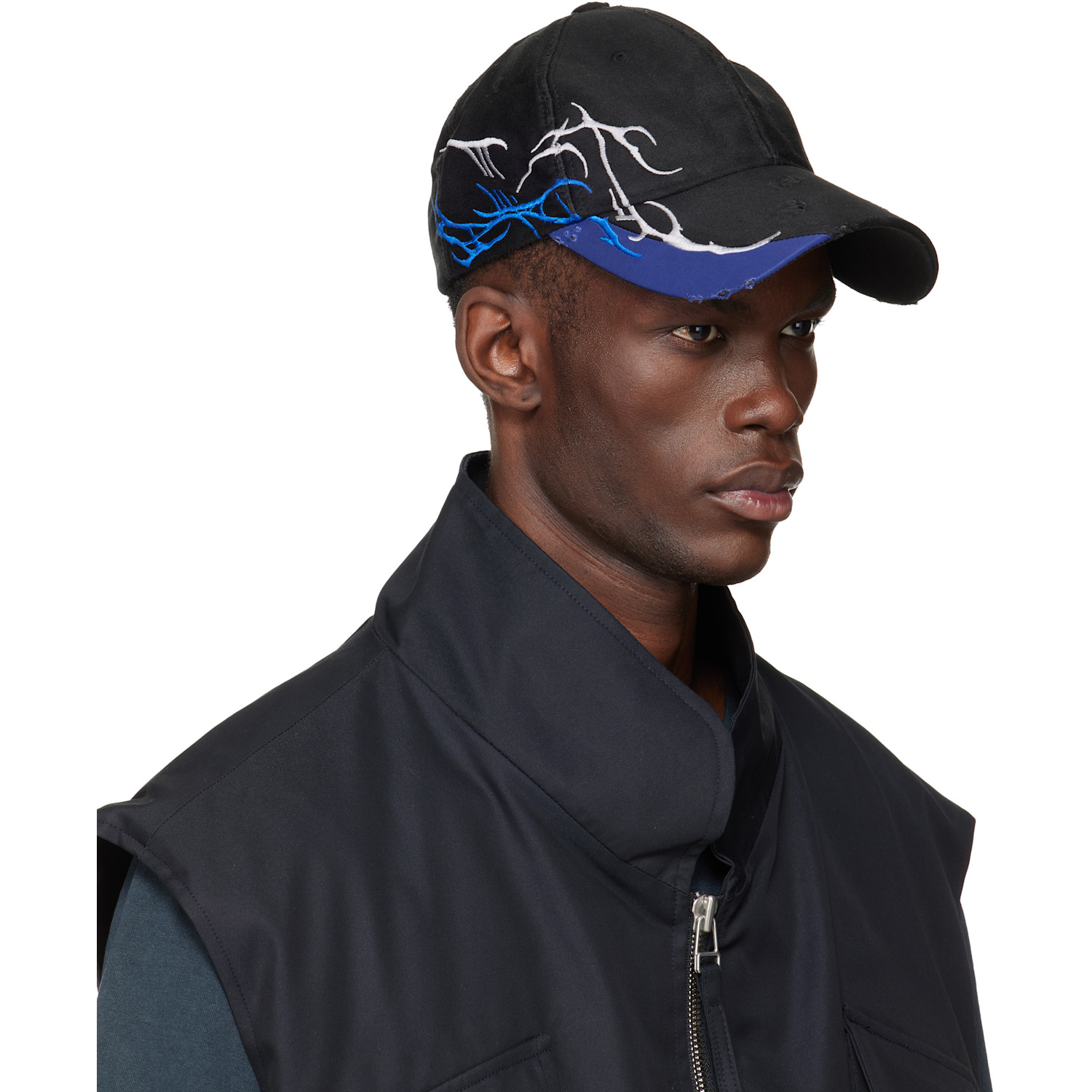  Fffpostalservice Black Bolsu Damaged Cap 