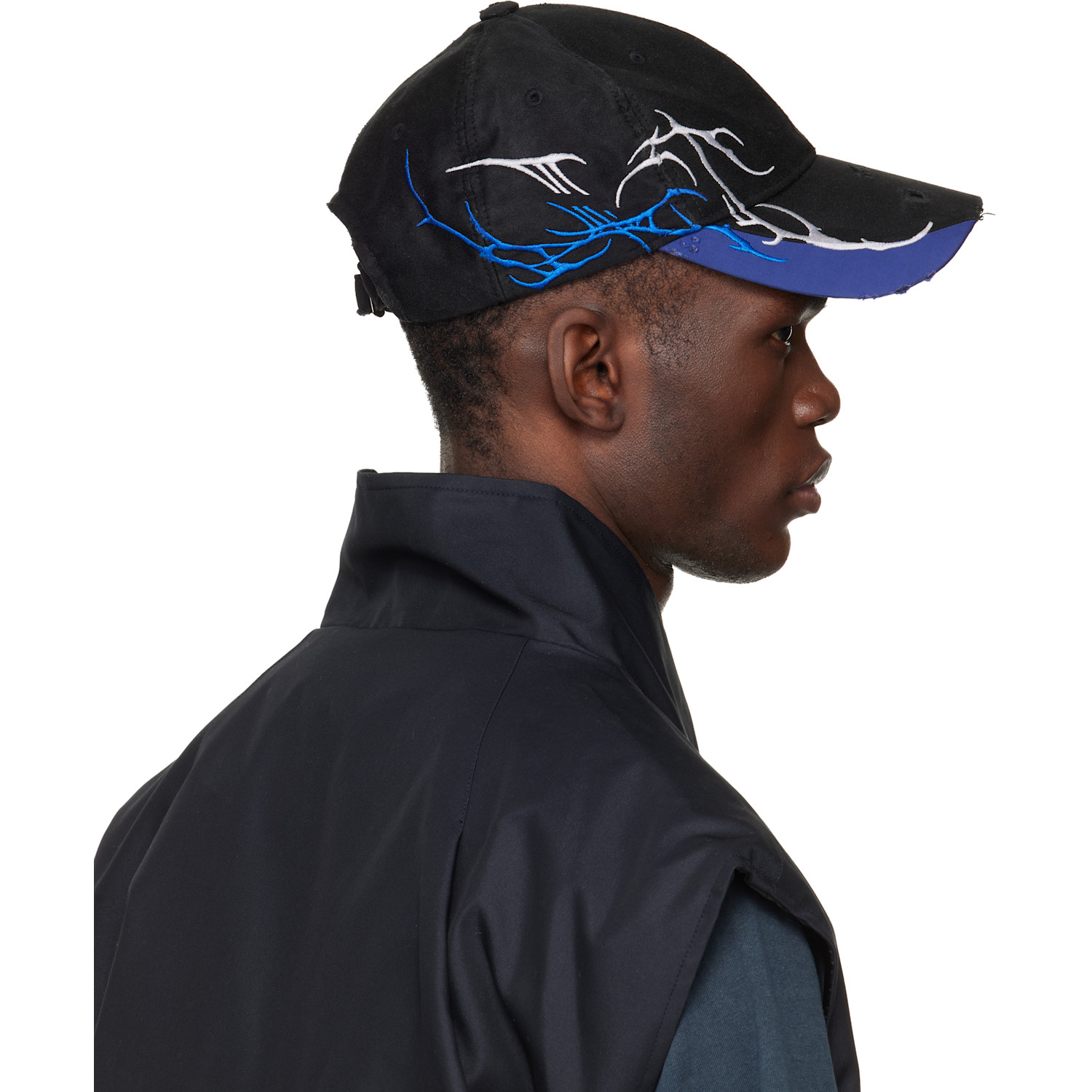  Fffpostalservice Black Bolsu Damaged Cap 