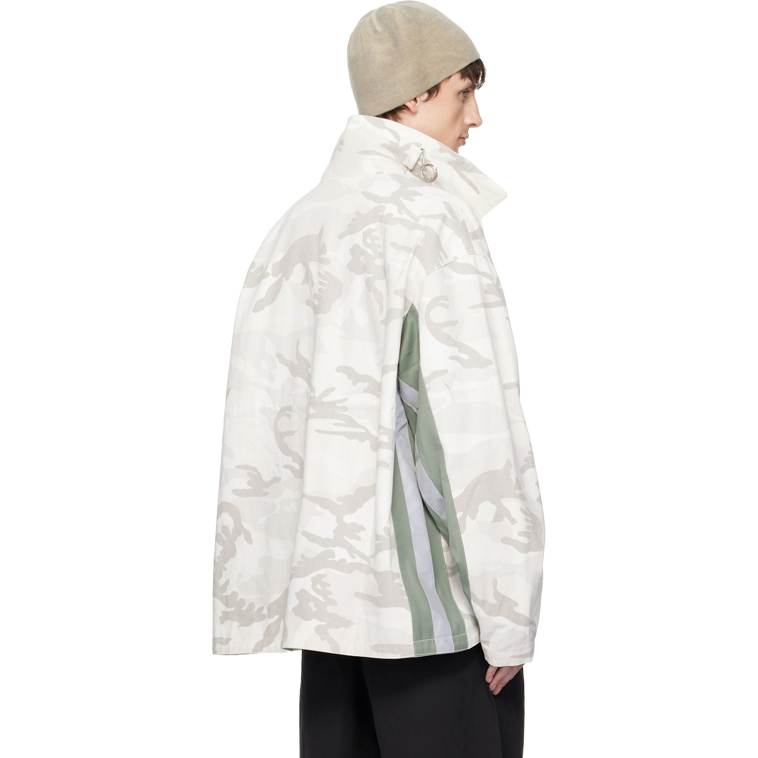  Fffpostalservice Ssense Exclusive Off-white Ff Bunker Jacket 