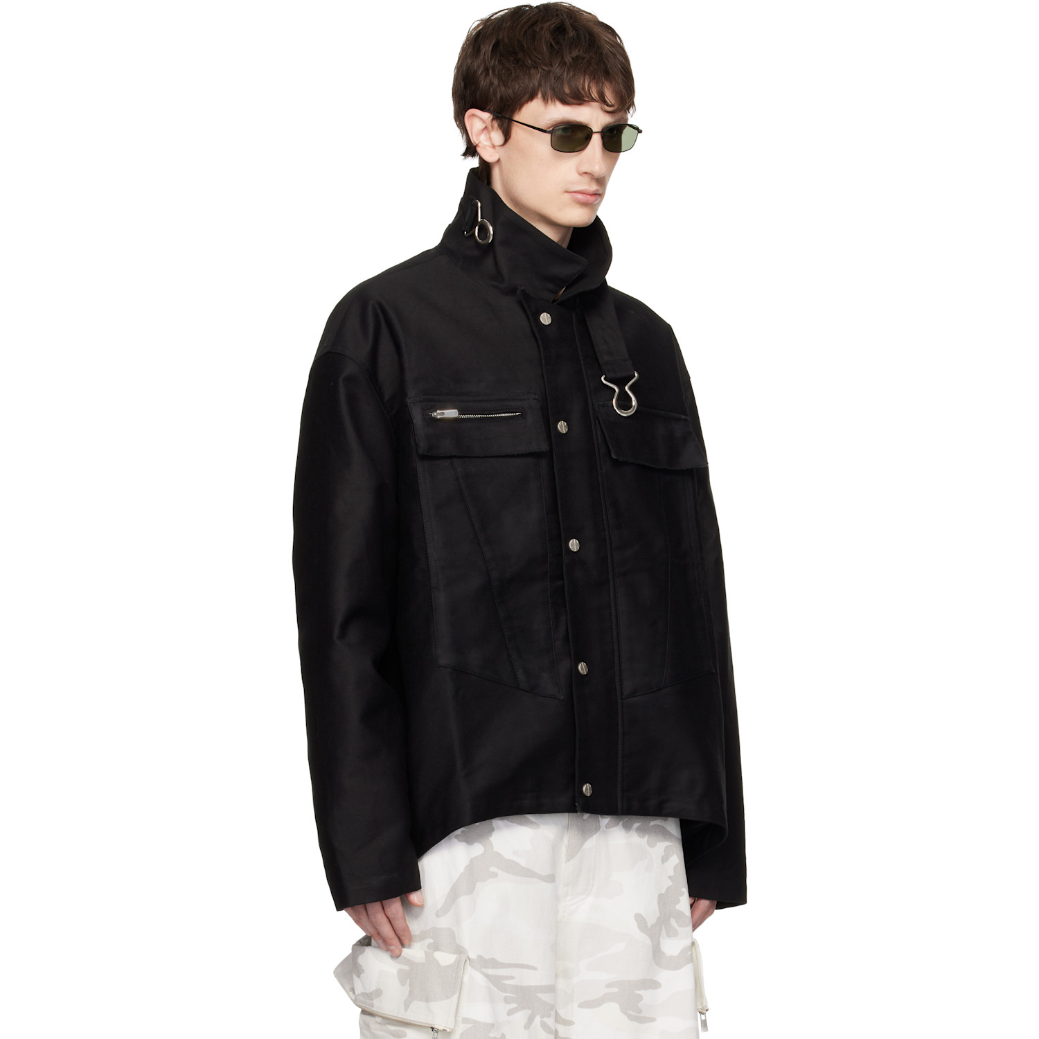  Fffpostalservice Black Ff Bunker Jacket 