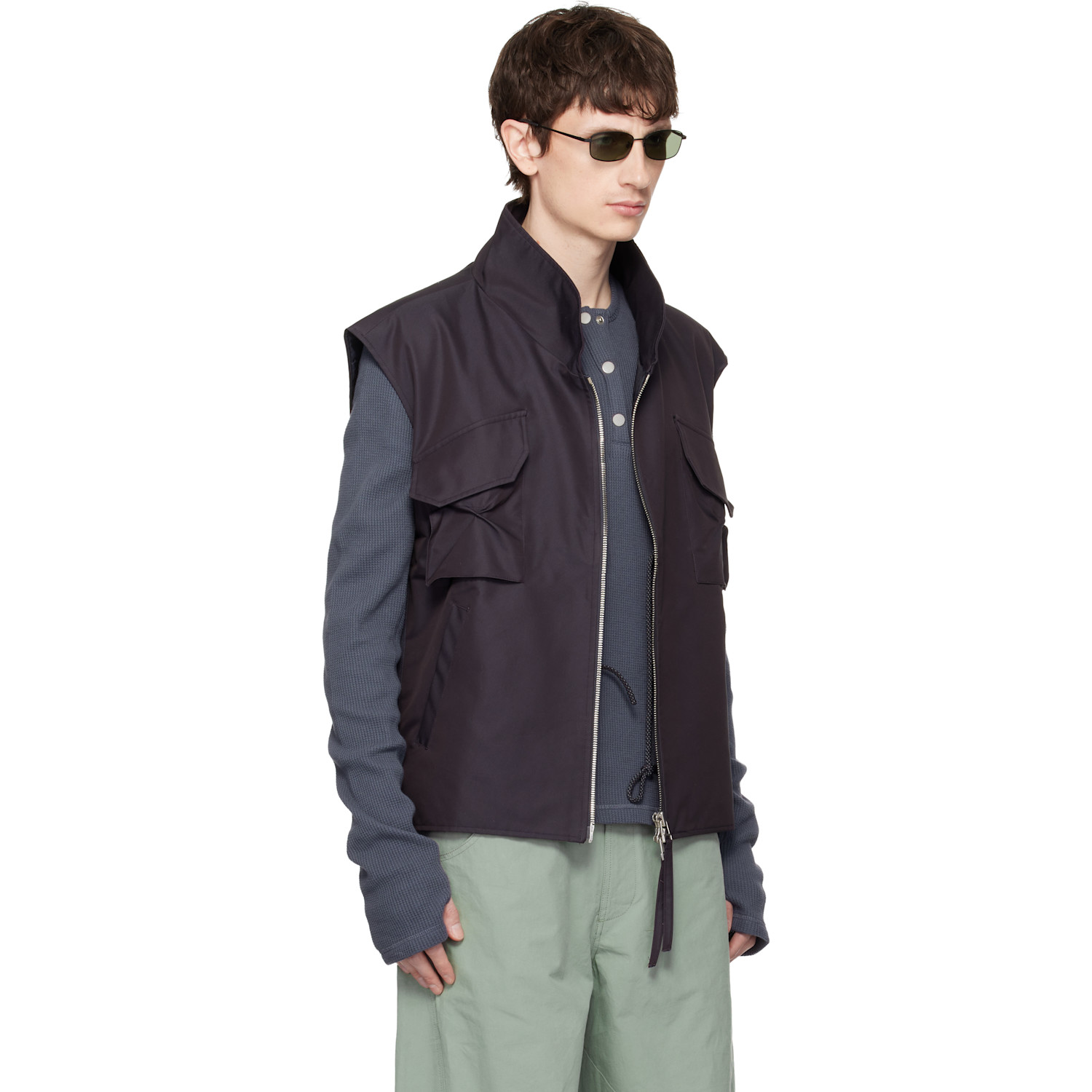  Fffpostalservice Purple Darted Kalf Vest 