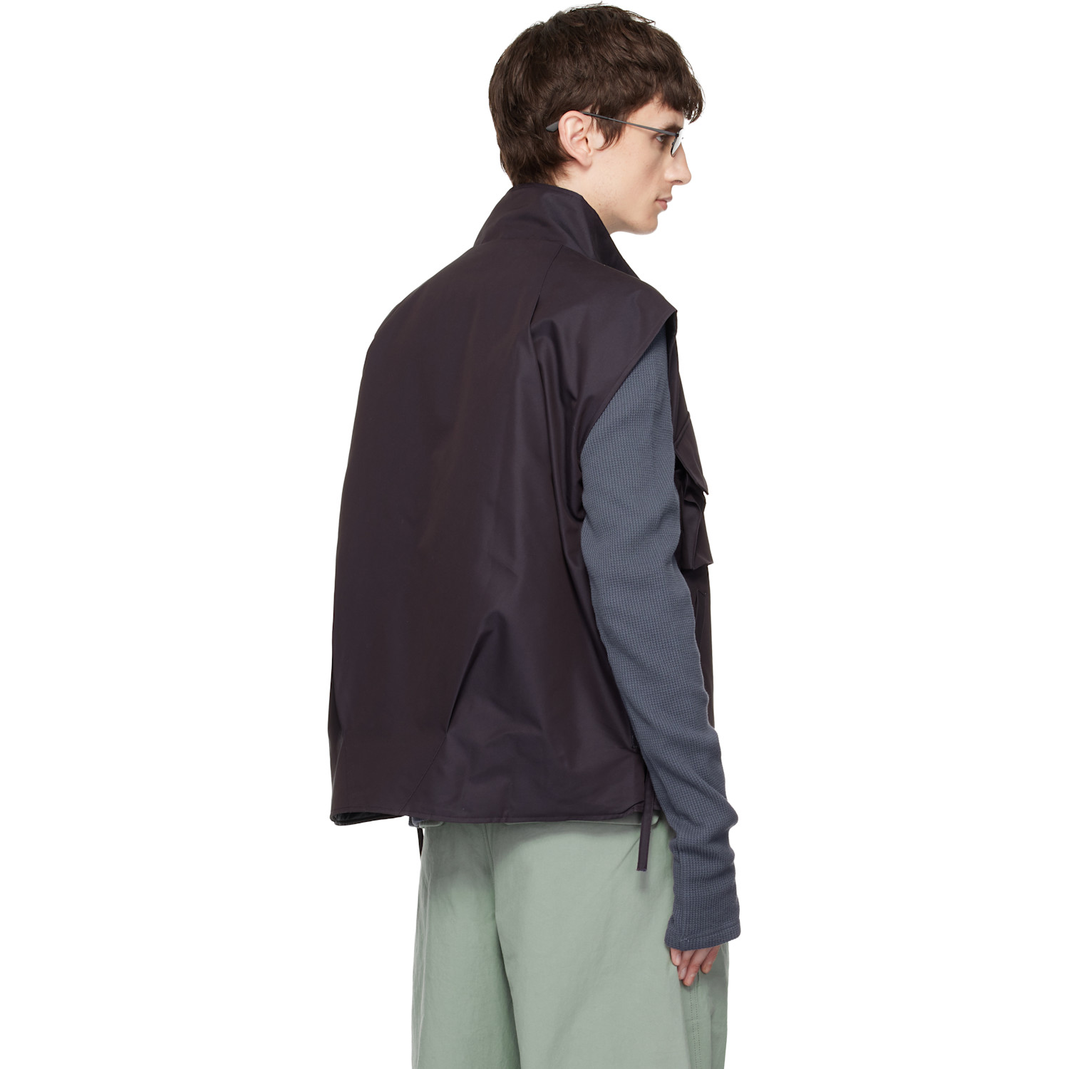  Fffpostalservice Purple Darted Kalf Vest 