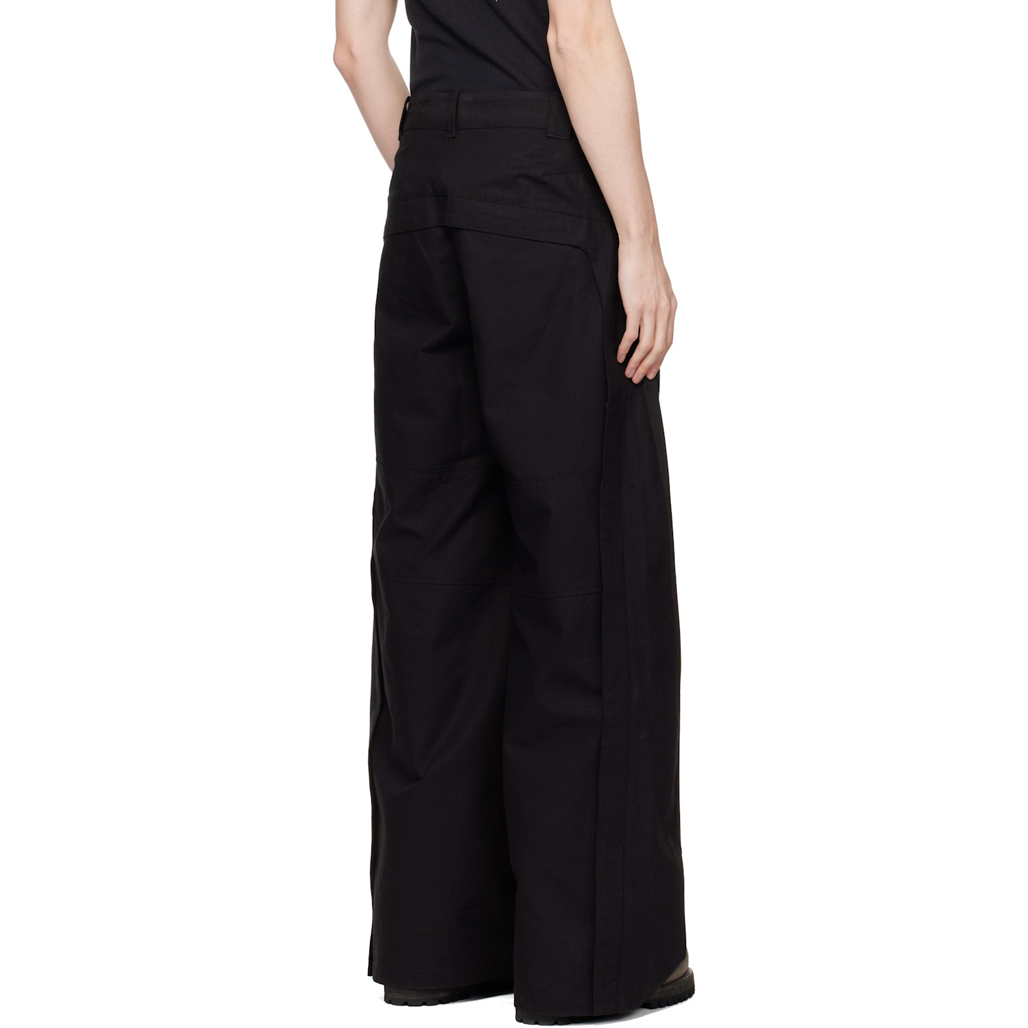  Fffpostalservice Black Kinarak Wired Trousers 