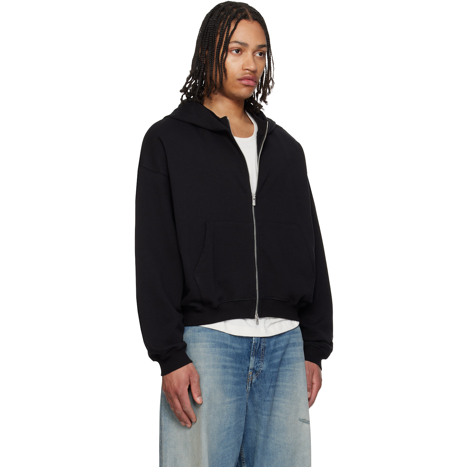  Fffpostalservice Black Rh Zip Up Hoodie 