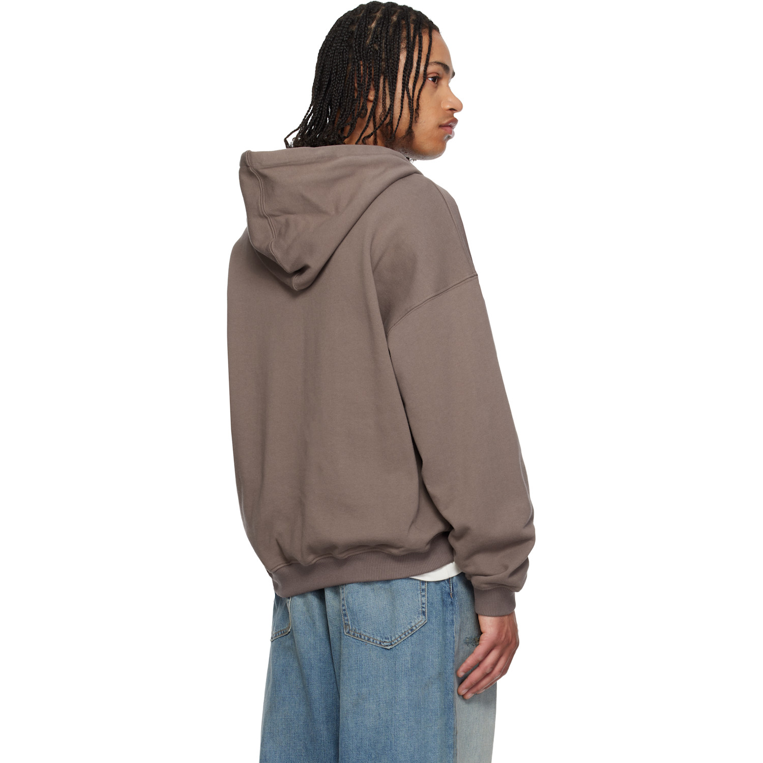  Fffpostalservice Brown Rh Zip Up Hoodie 