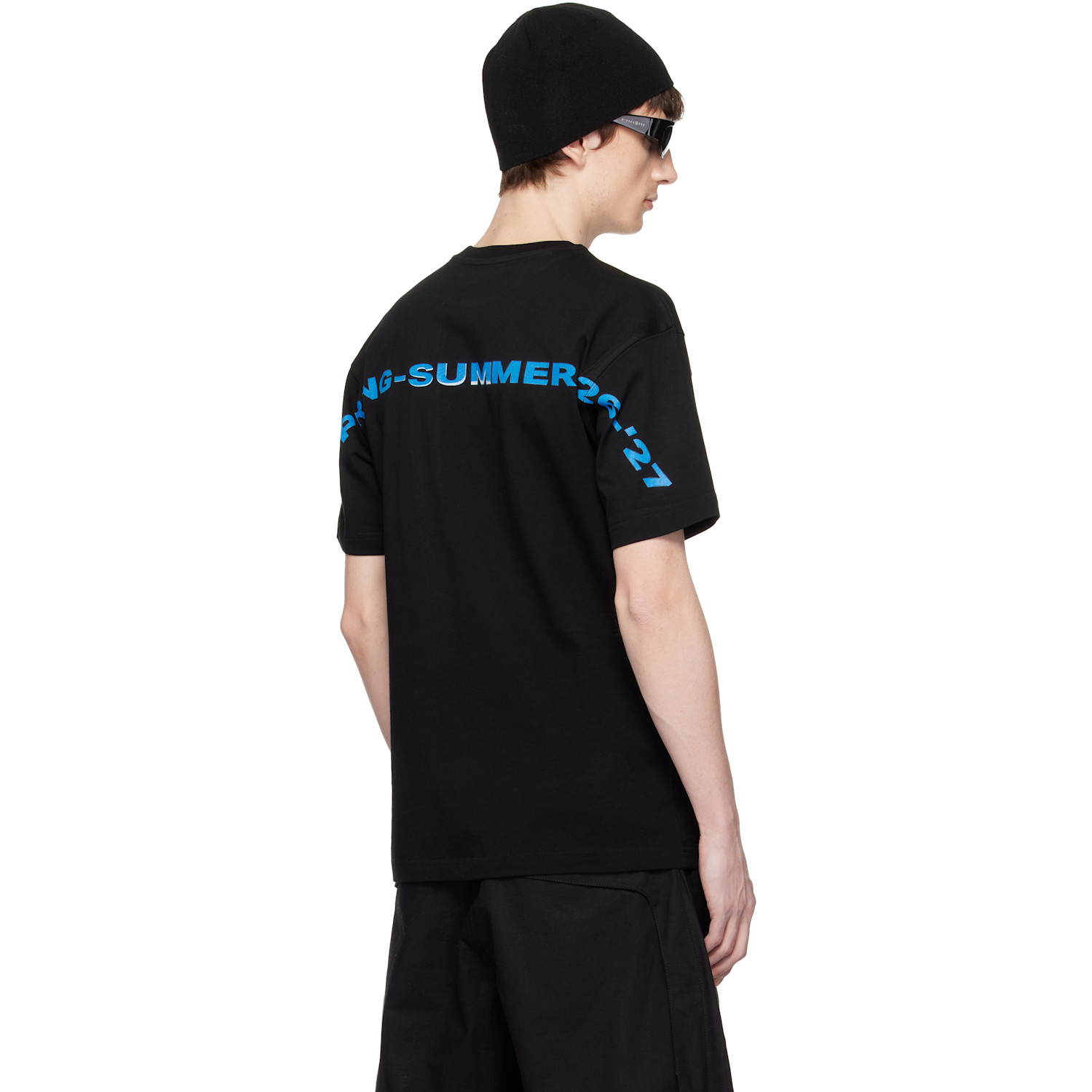  Fffpostalservice Black Swaf Conceal Zip T-shirt 