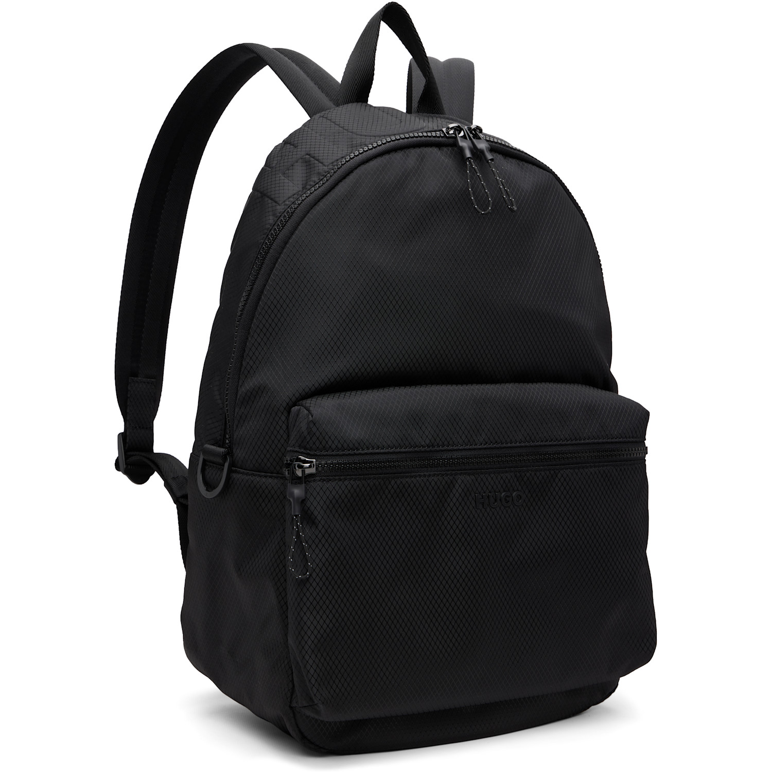 Hugo Black Ripstop Backpack 