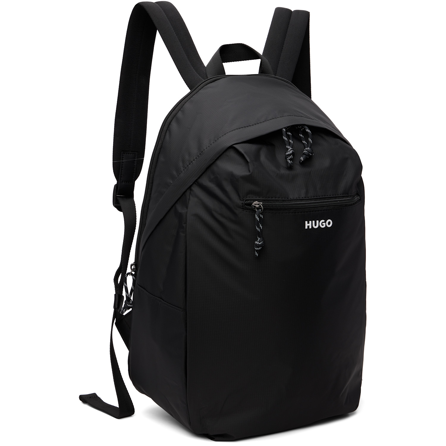  Hugo Black Contrast Logo Backpack 