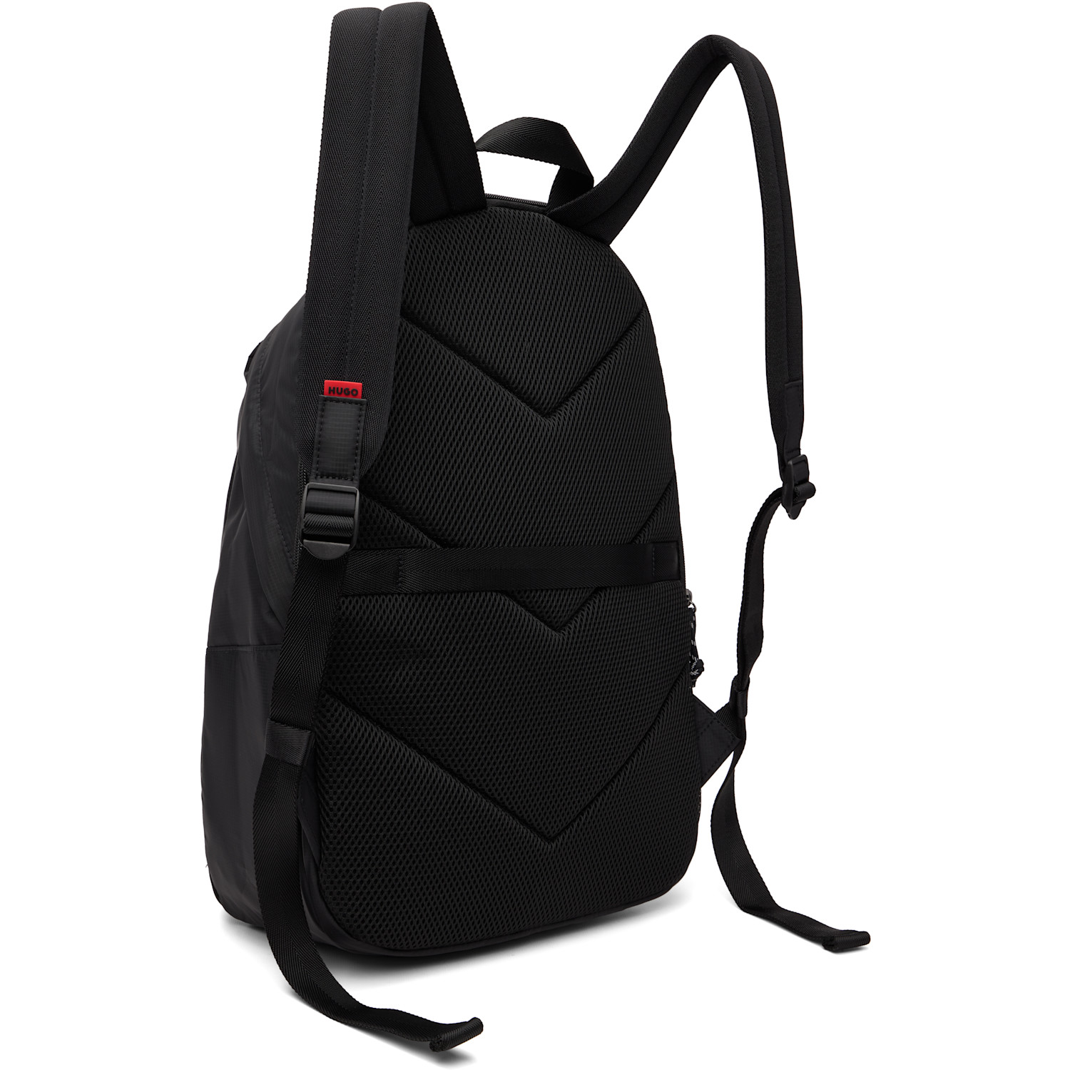  Hugo Black Contrast Logo Backpack 
