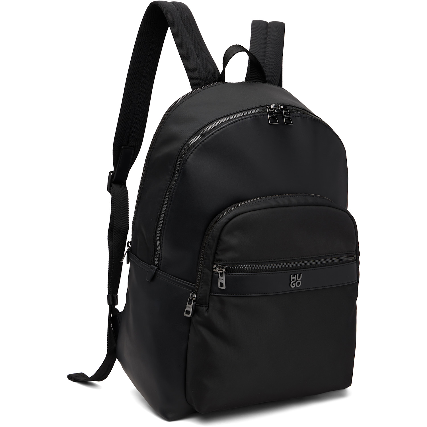  Hugo Black Bonded Logo Backpack 