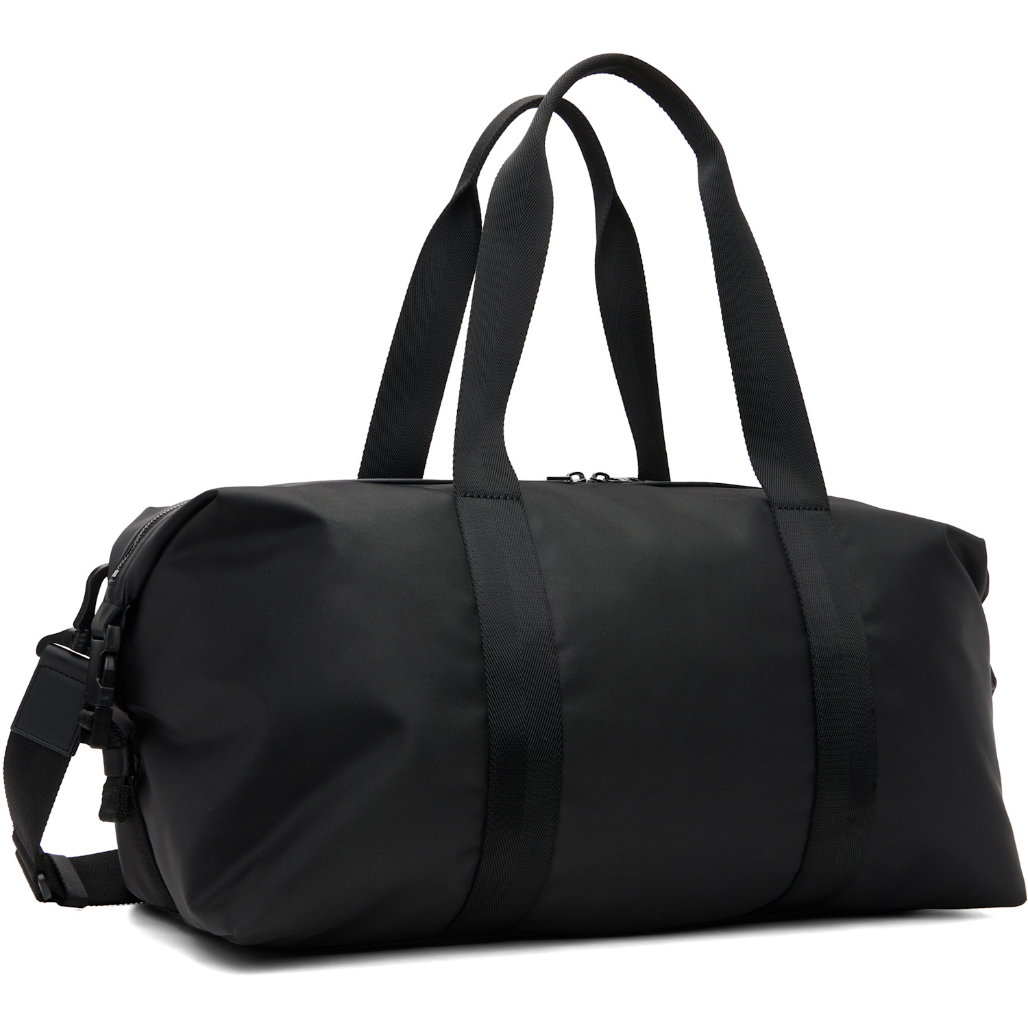  Hugo Black Logo Hardware Duffle Bag 
