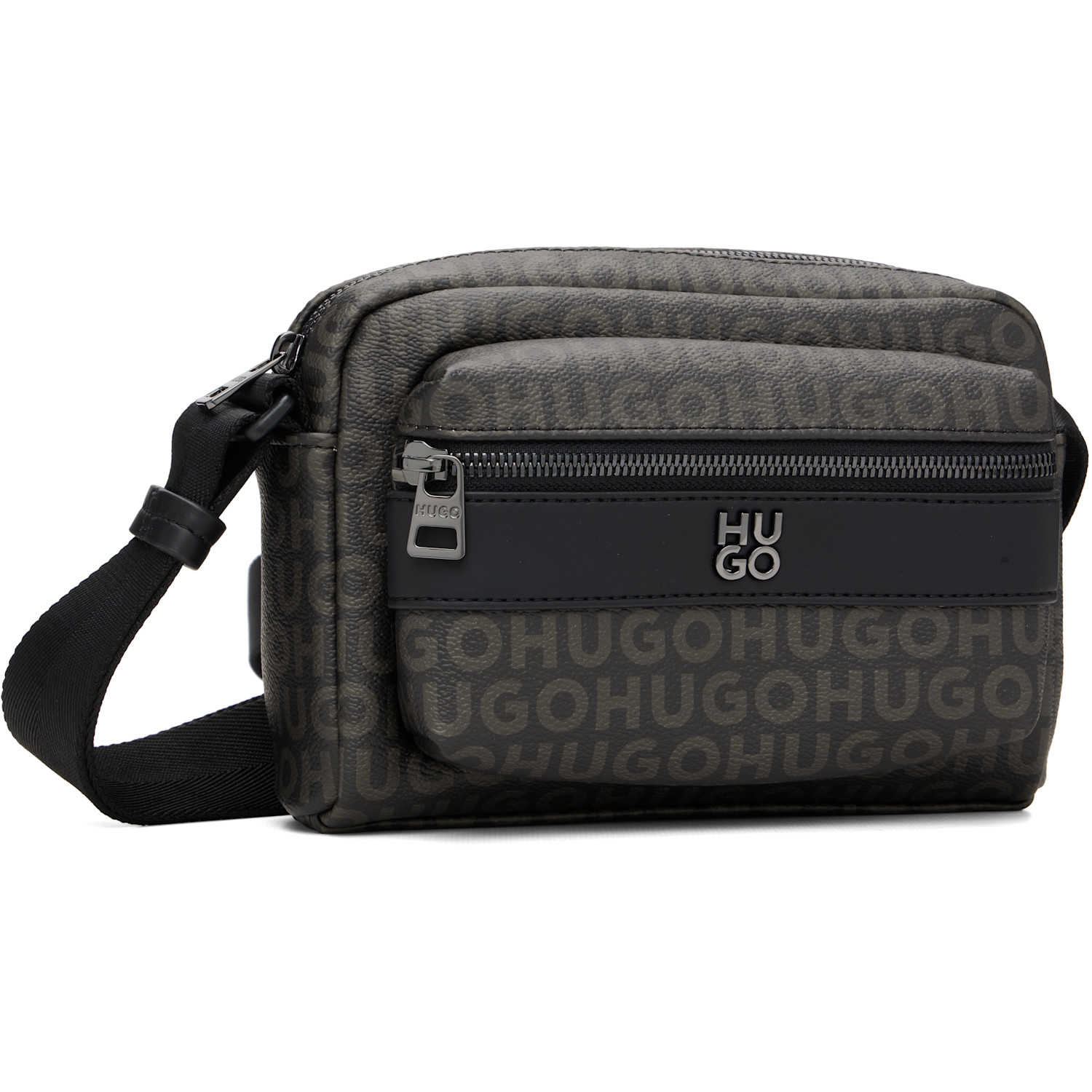  Hugo Black Logo Hardware Bag 