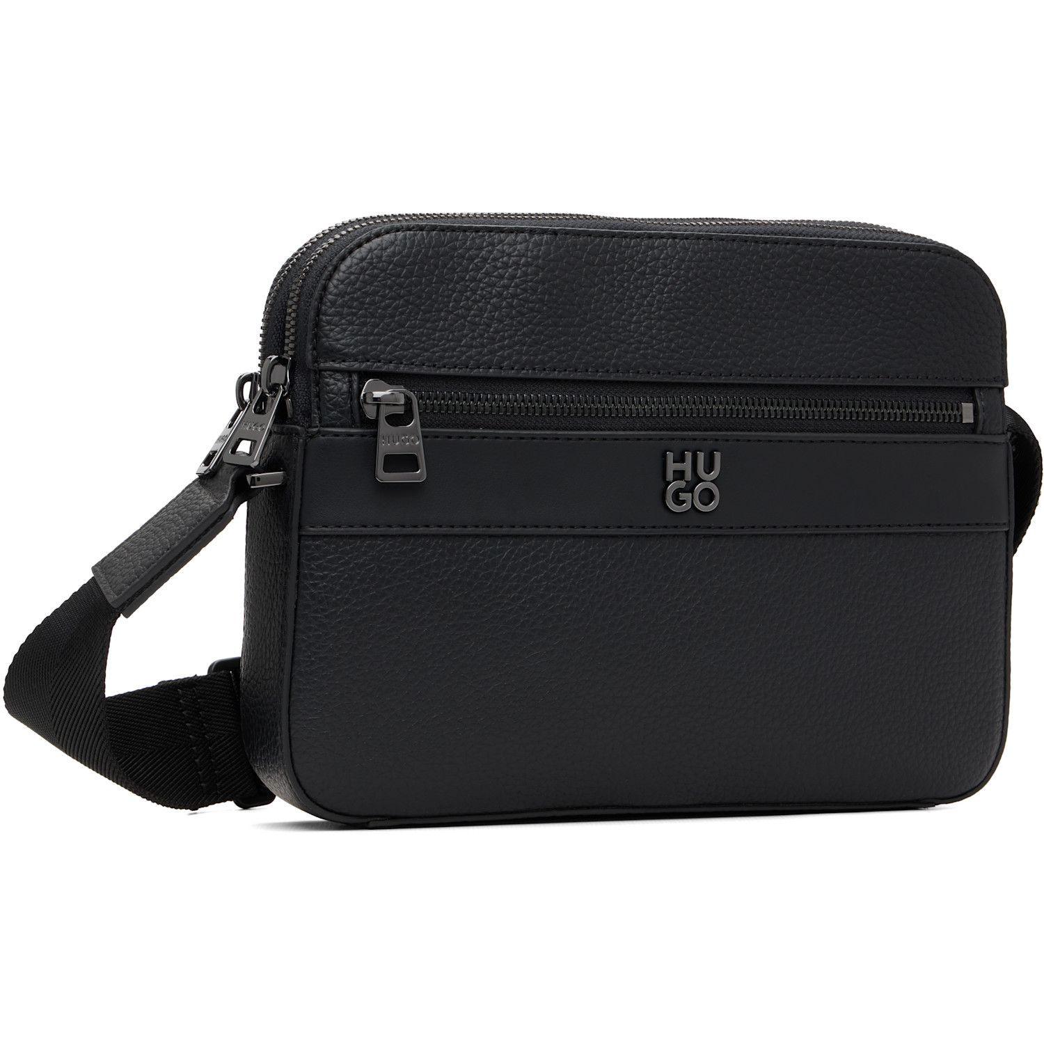  Hugo Black Logo Hardware Bag 