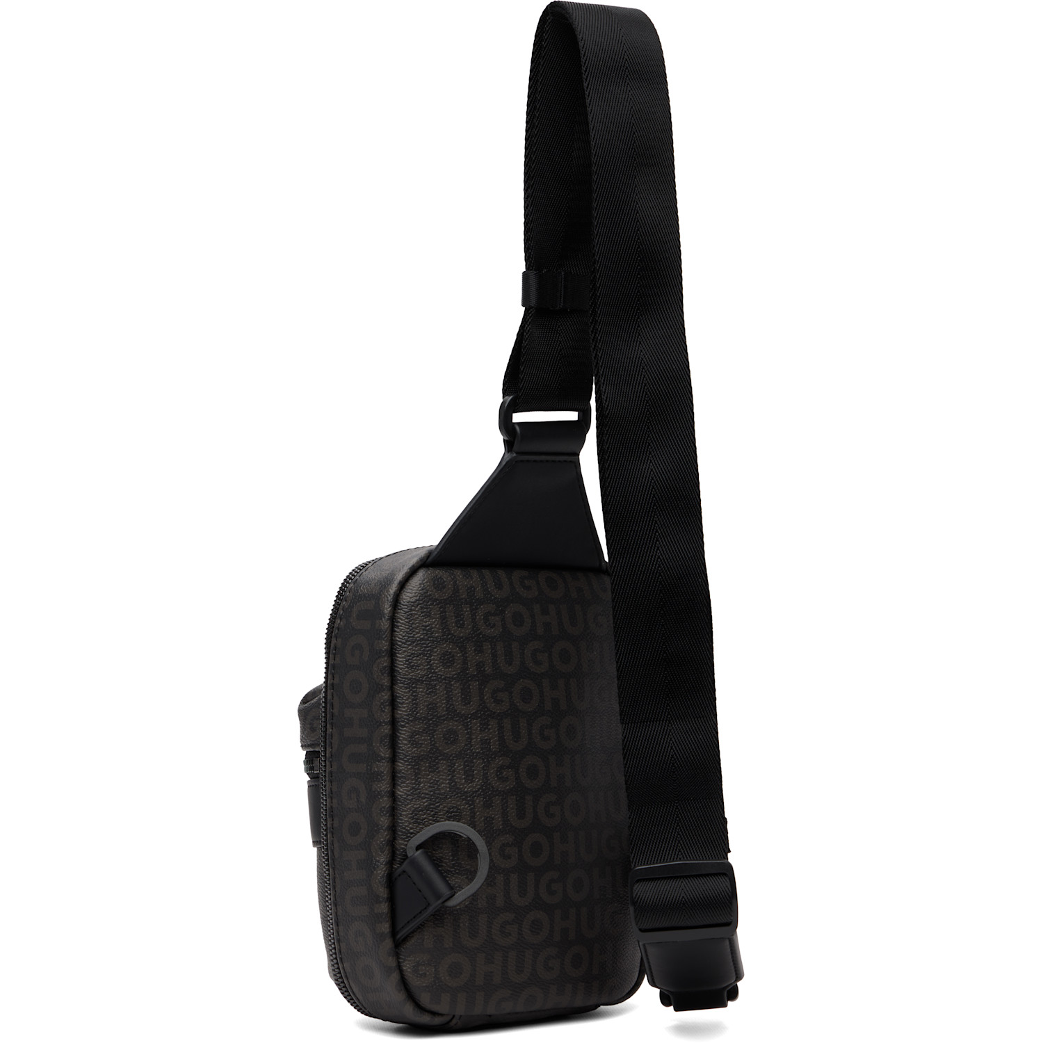  Hugo Black Grained Faux-leather Bag 