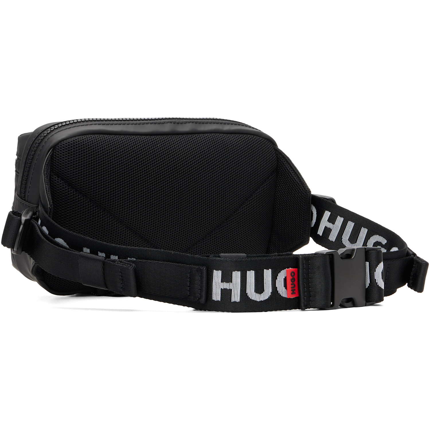  Hugo Black Bonded-logo Belt Bag 