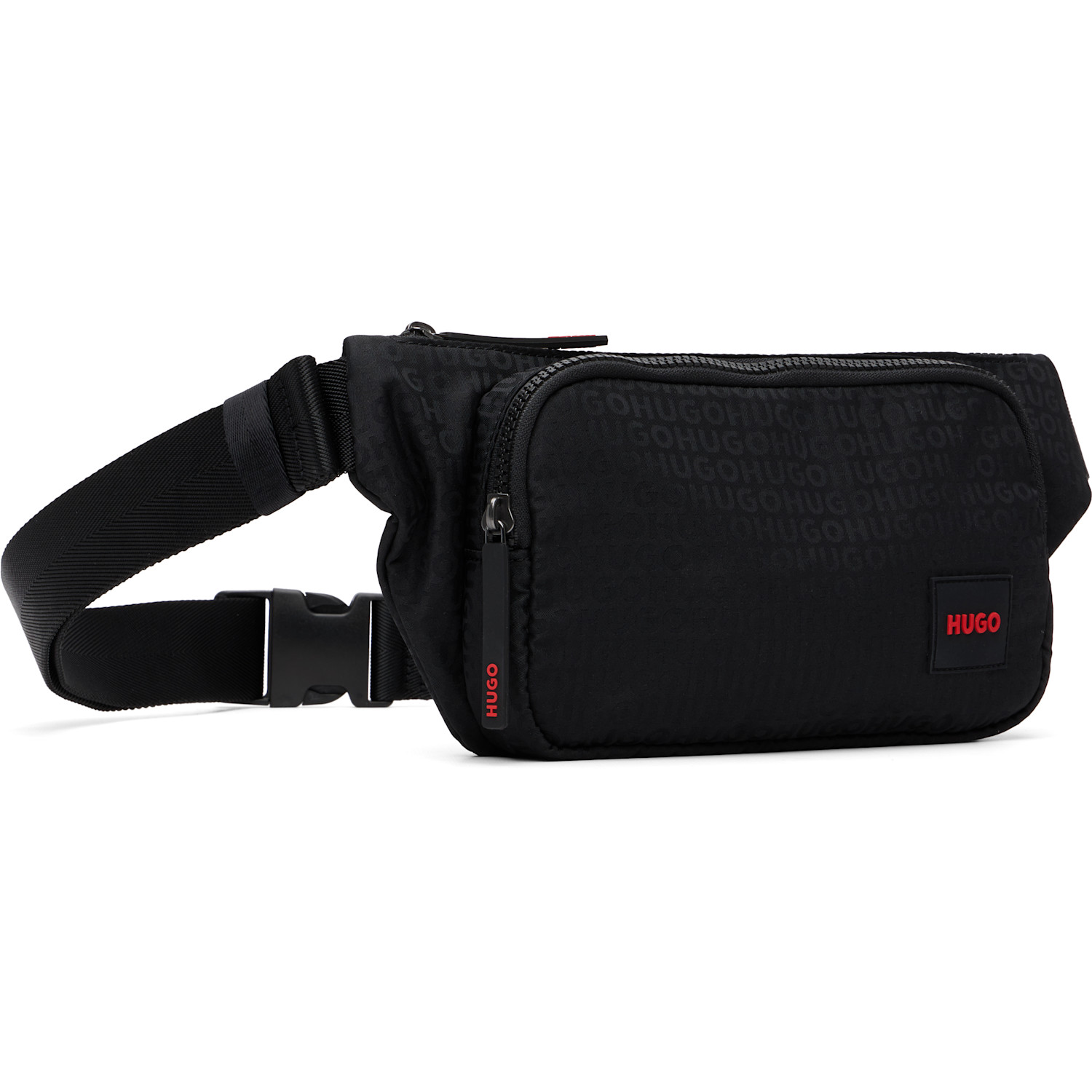  Hugo Black Logo Belt Bag 