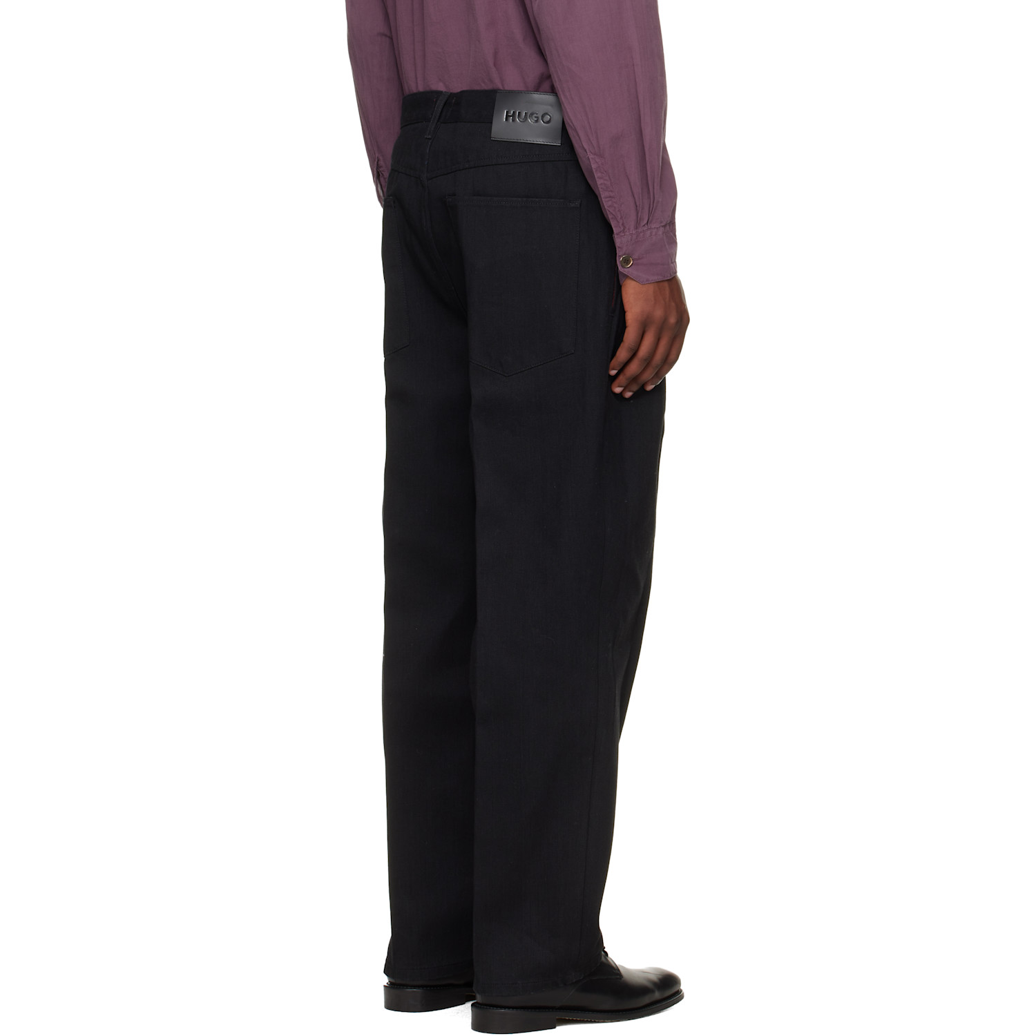  Hugo Black Relaxed-fit Jeans 