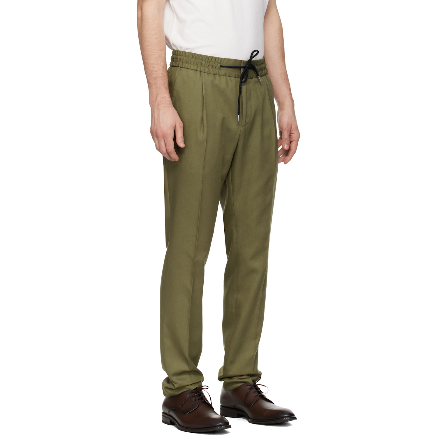  Hugo Khaki Slim-fit Trousers 