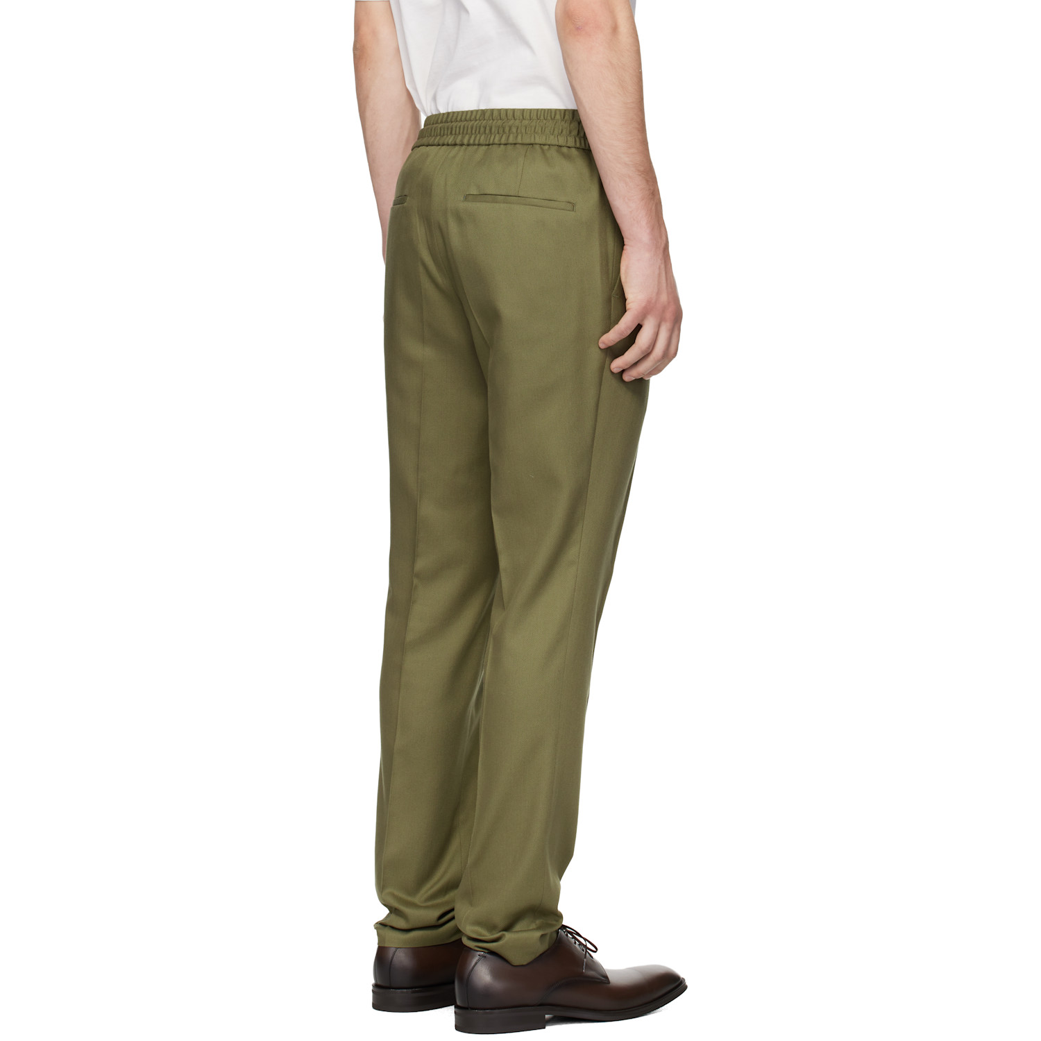  Hugo Khaki Slim-fit Trousers 