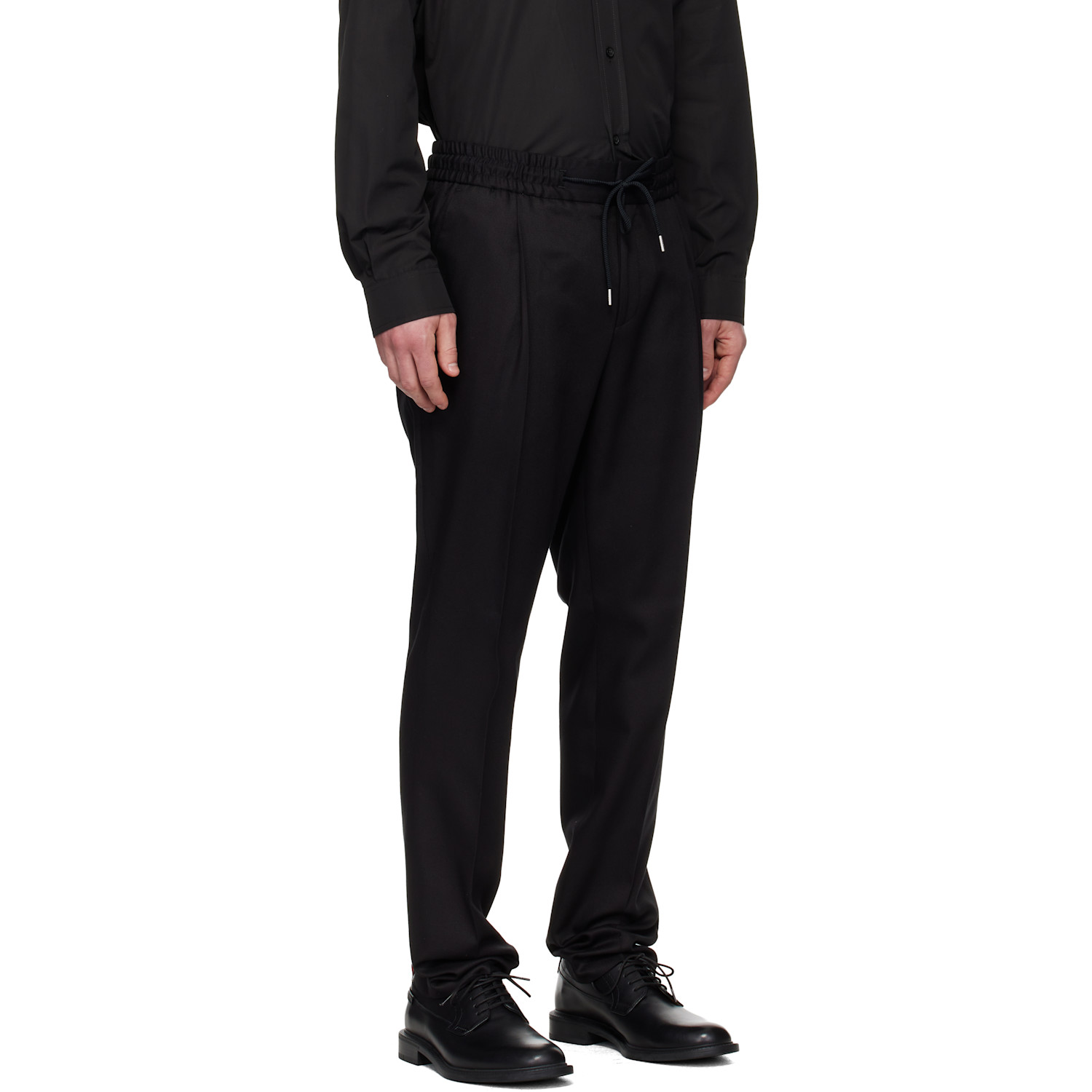  Hugo Black Slim-fit Trousers 