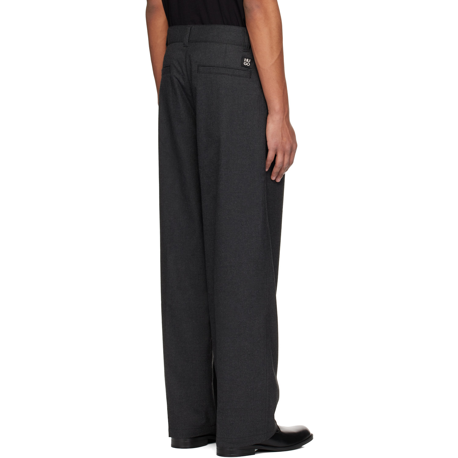  Hugo Gray Flannel Trousers 